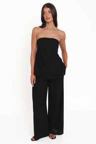 TOPS Rosemarie Strapless Top - Black