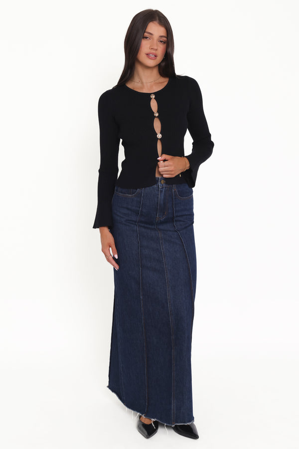 TOPS Rosienna Knit Top - Black
