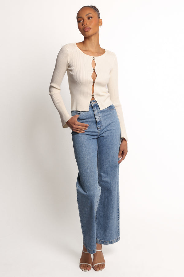 TOPS Rosienna Knit Top - Cream