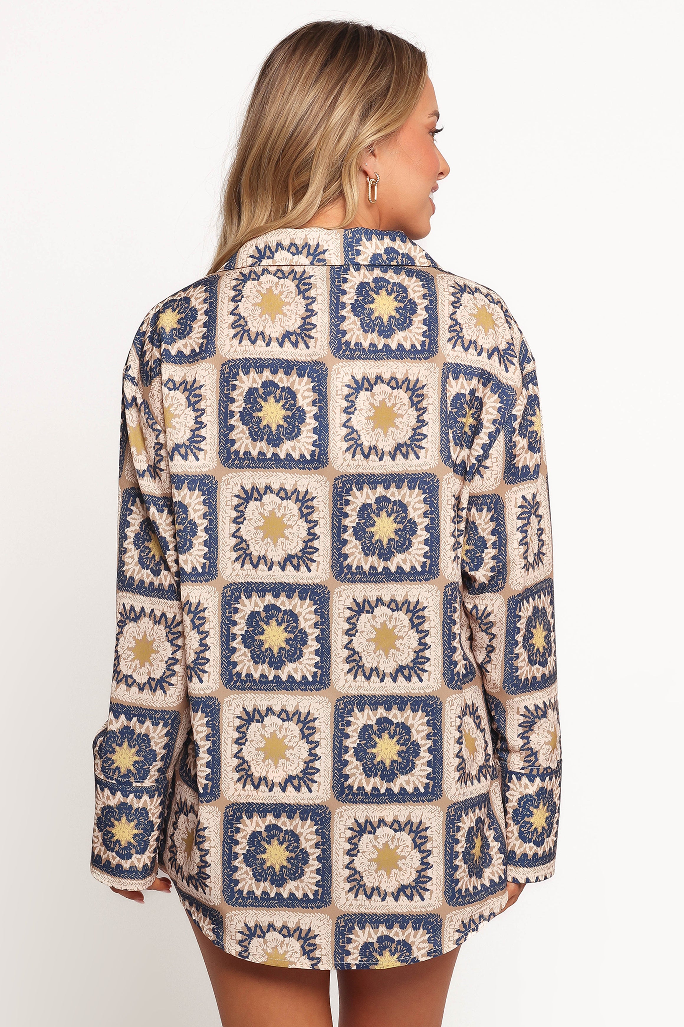 TOPS Rowena Shirt - Rowena Print