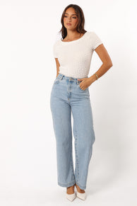 TOPS @Salle Top - Cream (Hold for Euro Summer)