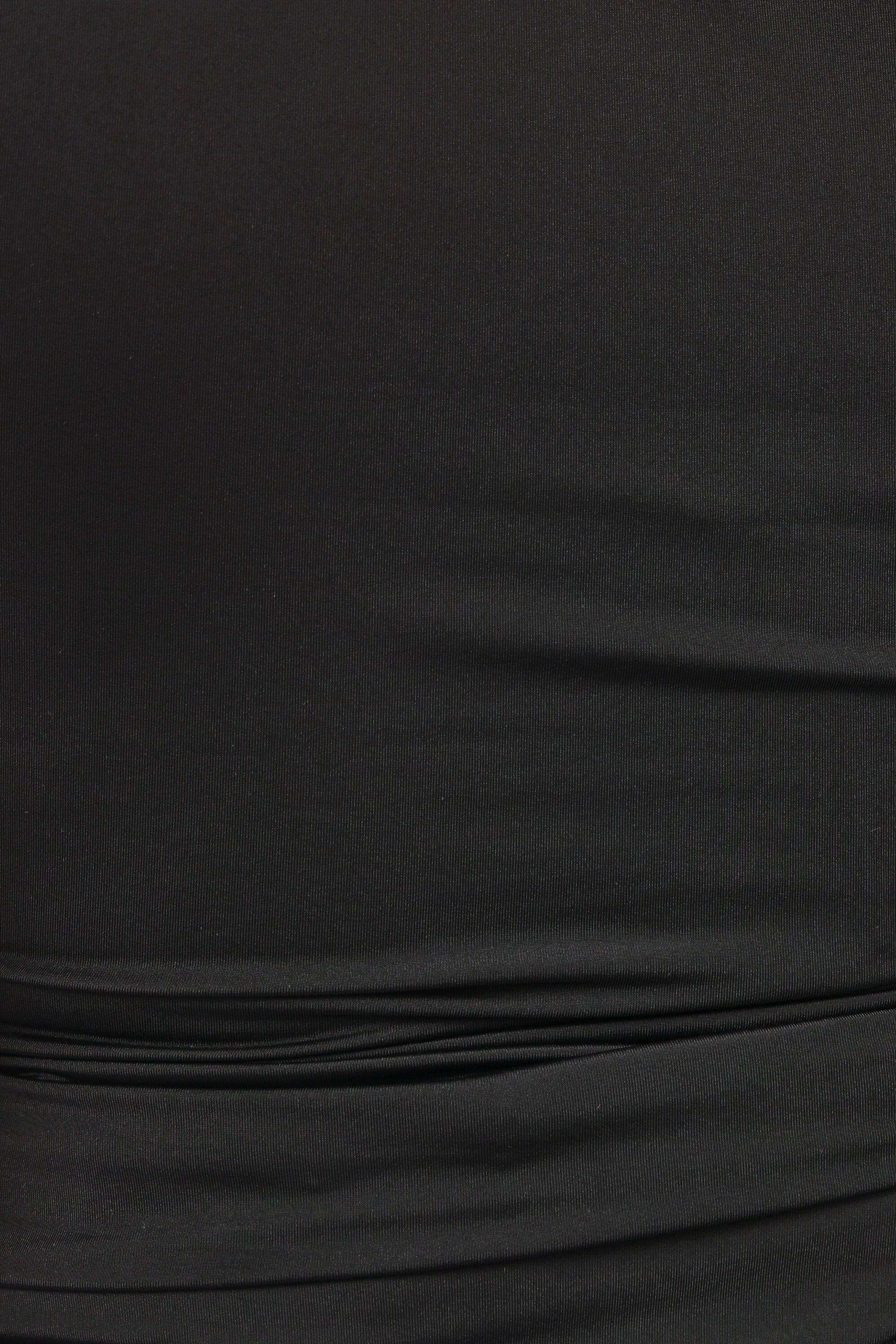 TOPS @Samantha One Shoulder Top - Black (Hold for Cool Beginnings)