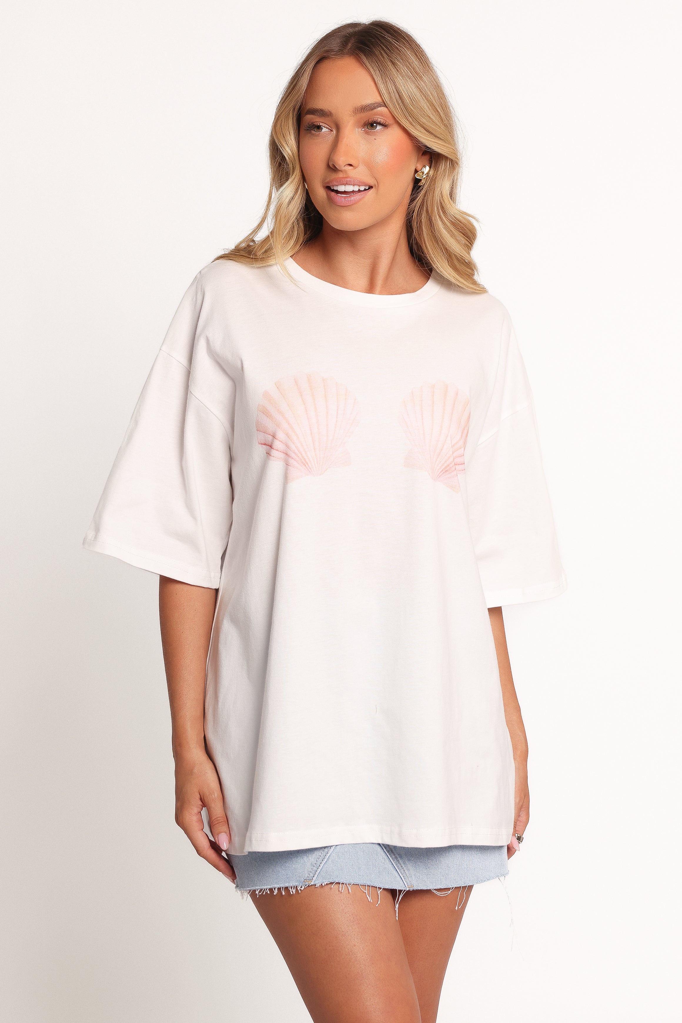 TOPS Sammie Graphic Tee - White