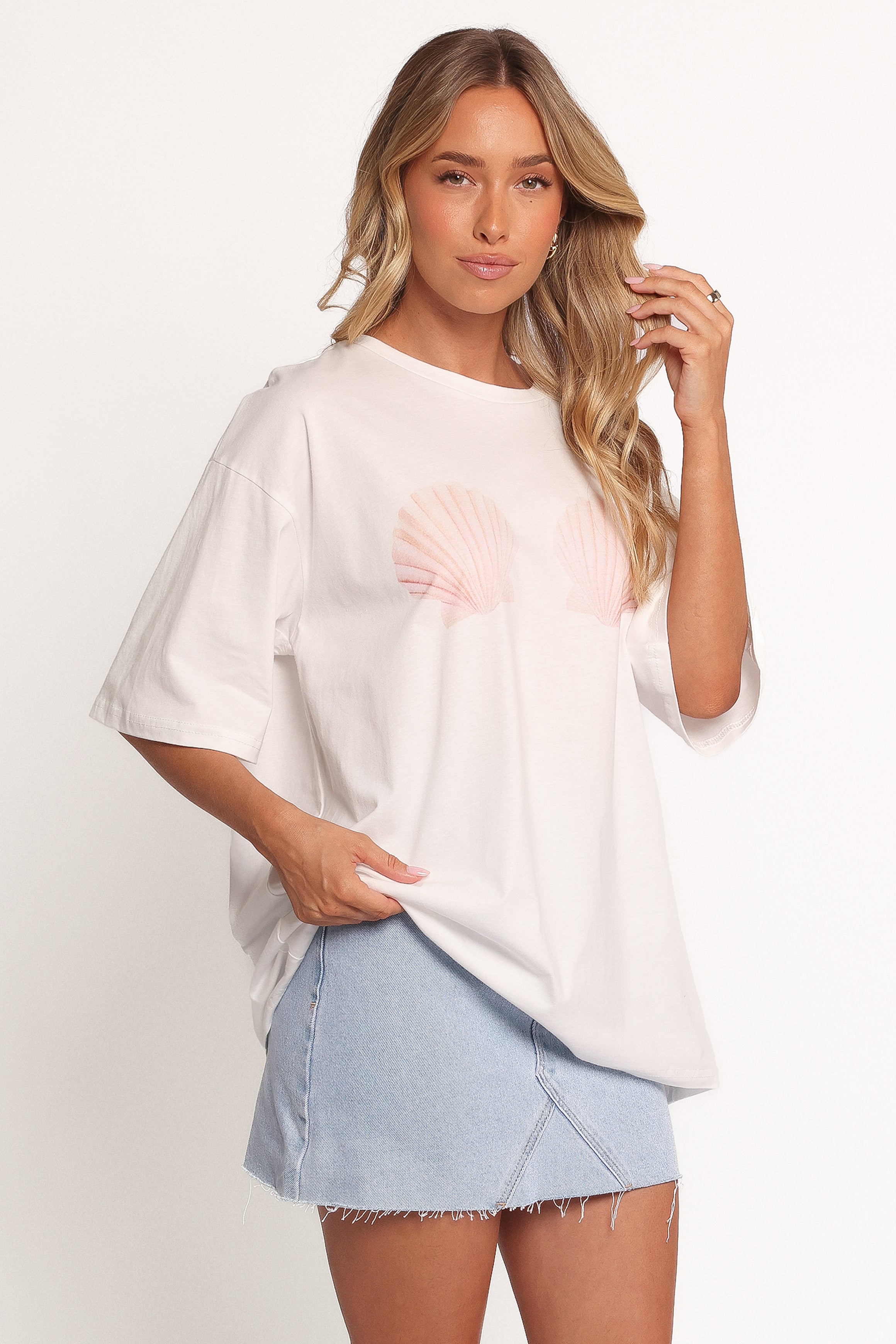 TOPS Sammie Graphic Tee - White