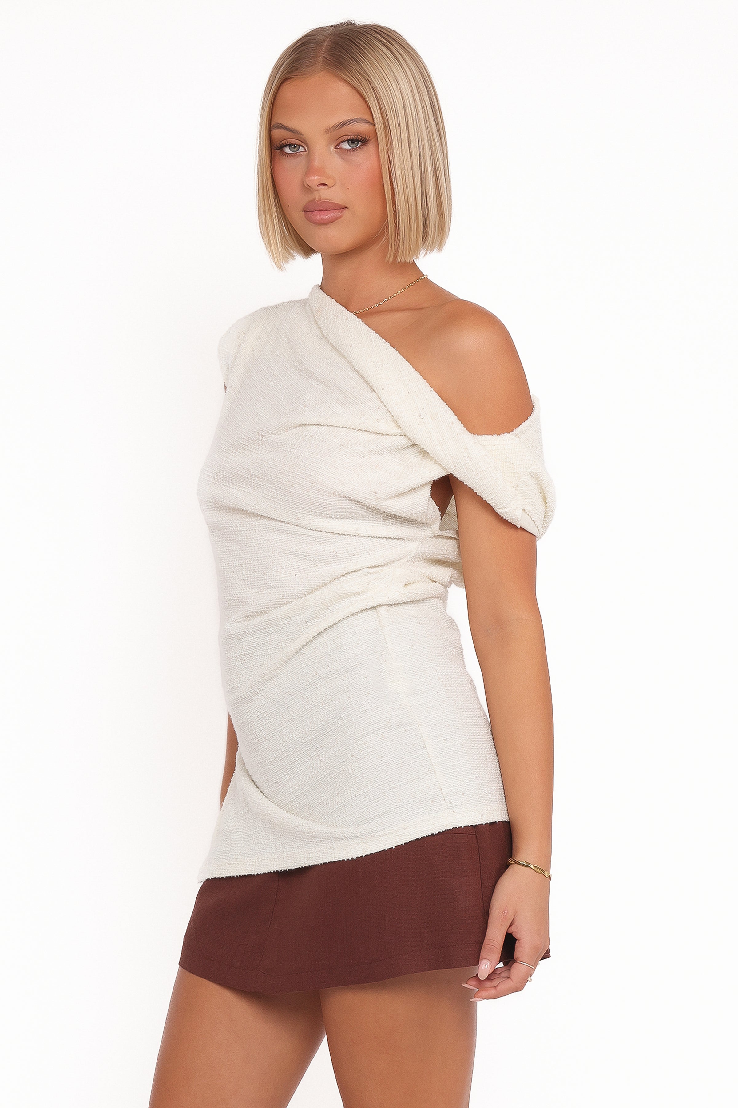 TOPS Selma Knit Top - Cream