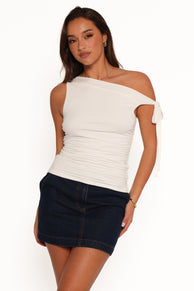 TOPS Sienna Knit Top - White