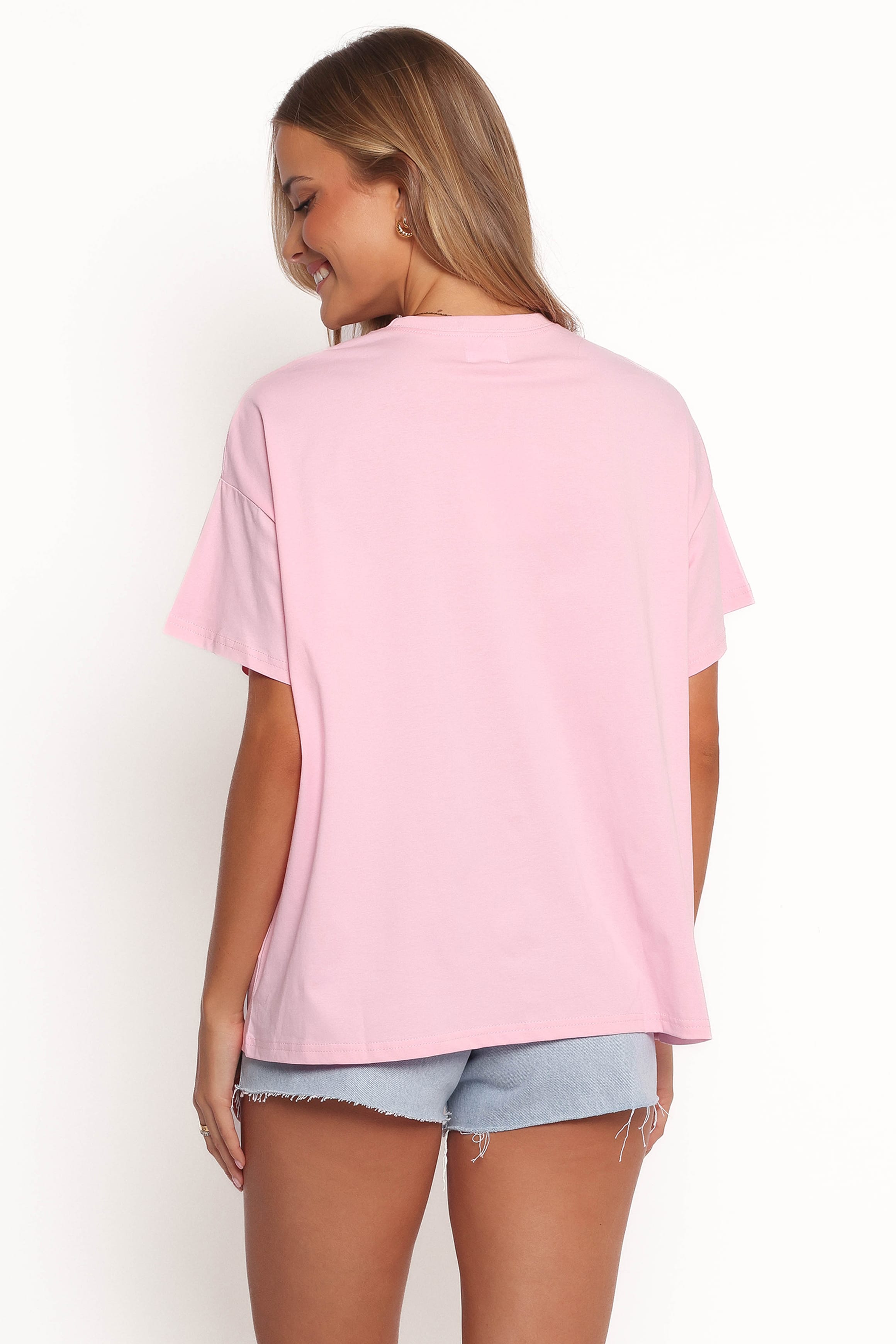 TOPS Social Club Tee - Pink Green