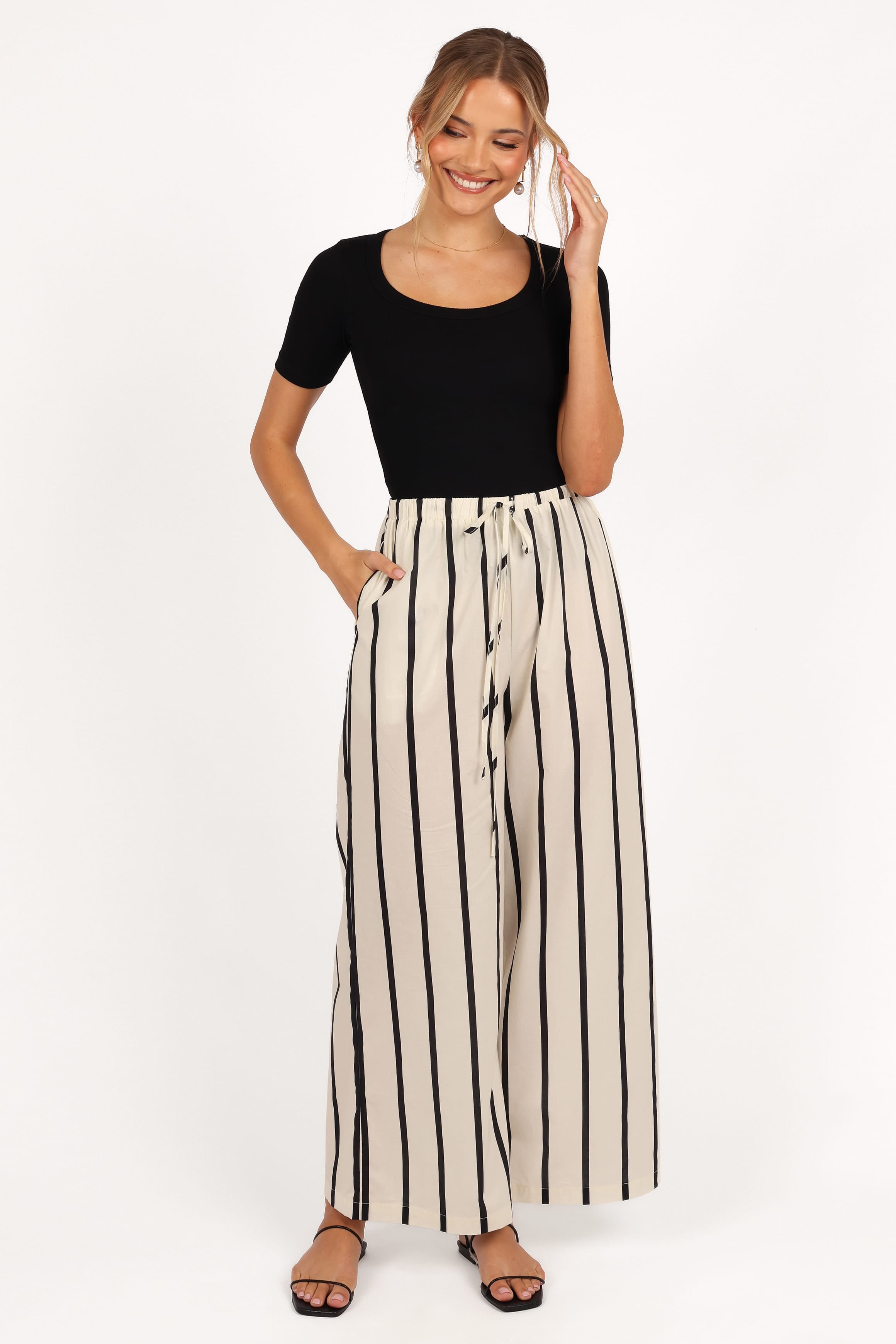 TOPS Solene Knit Top - Black