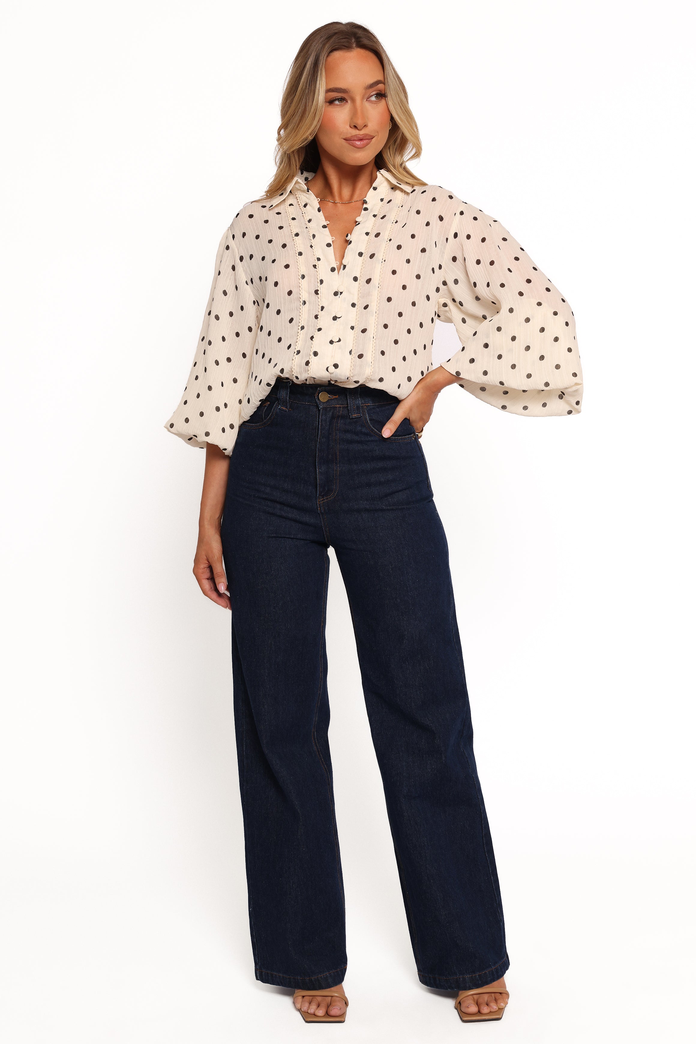 TOPS Tallara Top - Polka Dot