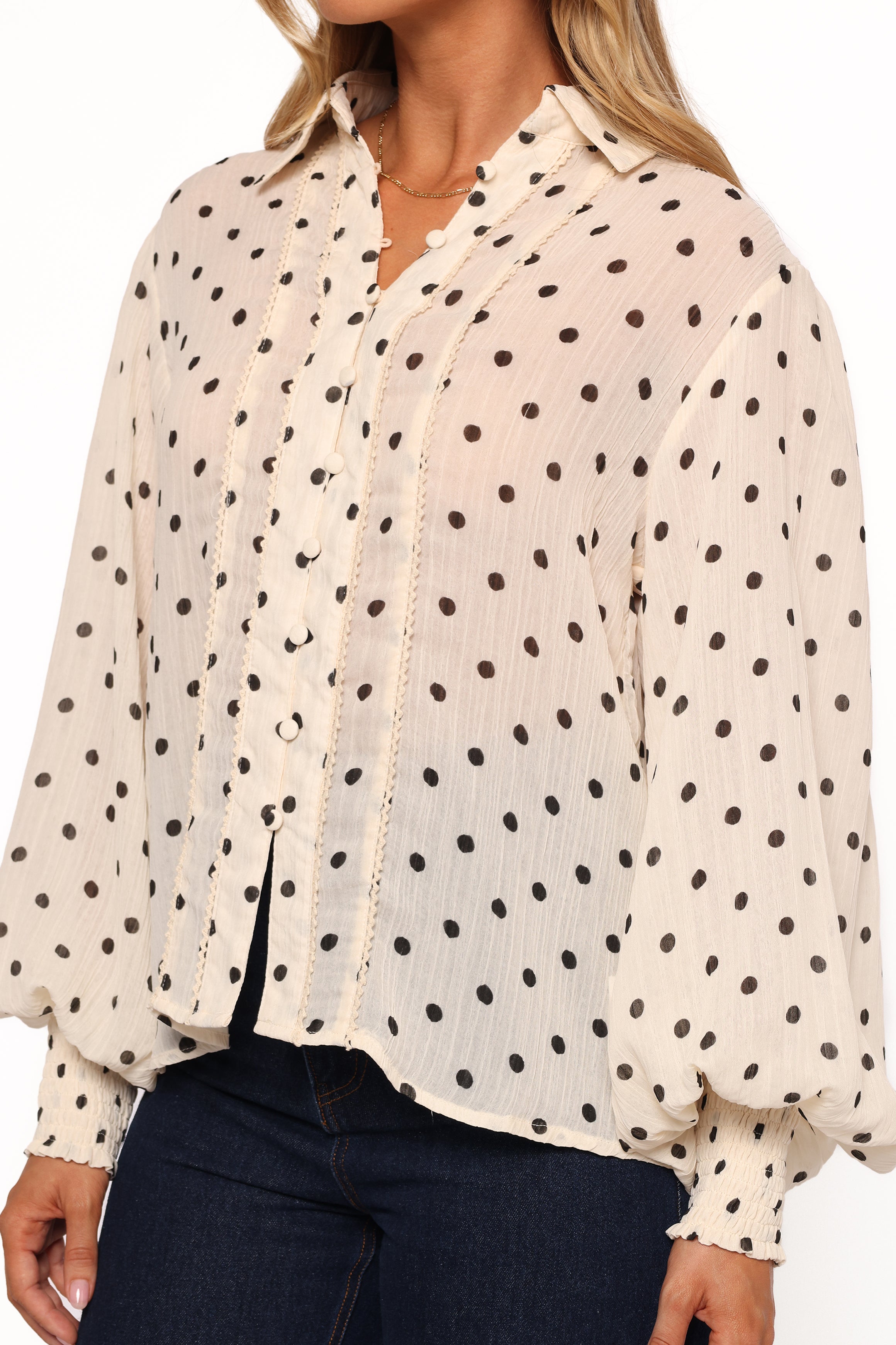 TOPS Tallara Top - Polka Dot