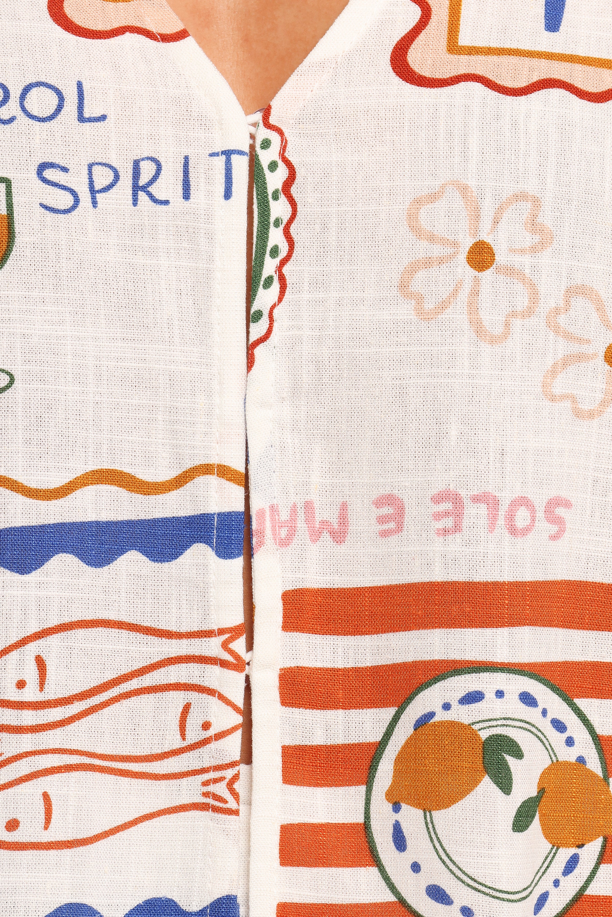 TOPS Thorrah Top - Ocean Oasis