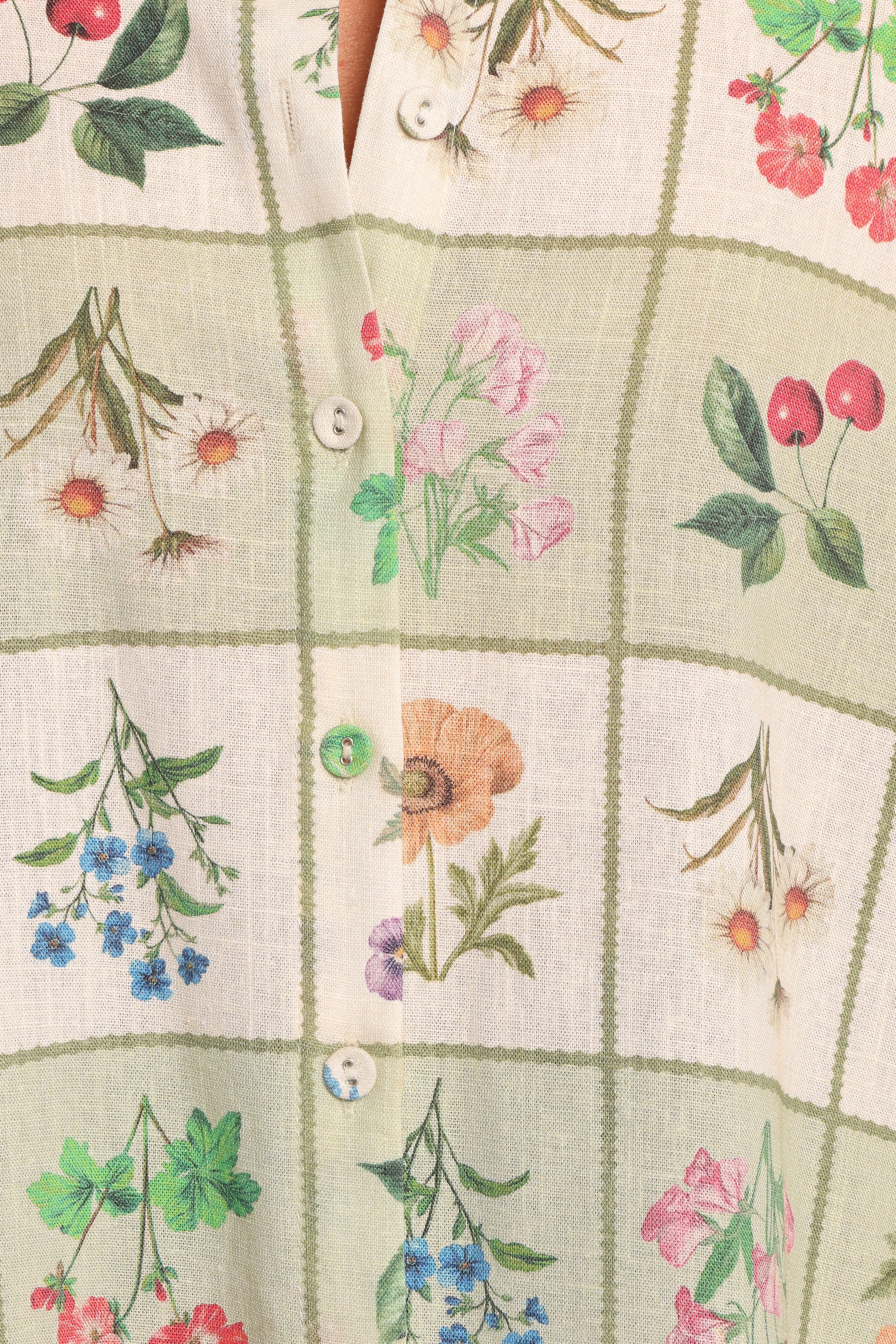 TOPS Tomi Long Sleeve Shirt - Flower Market