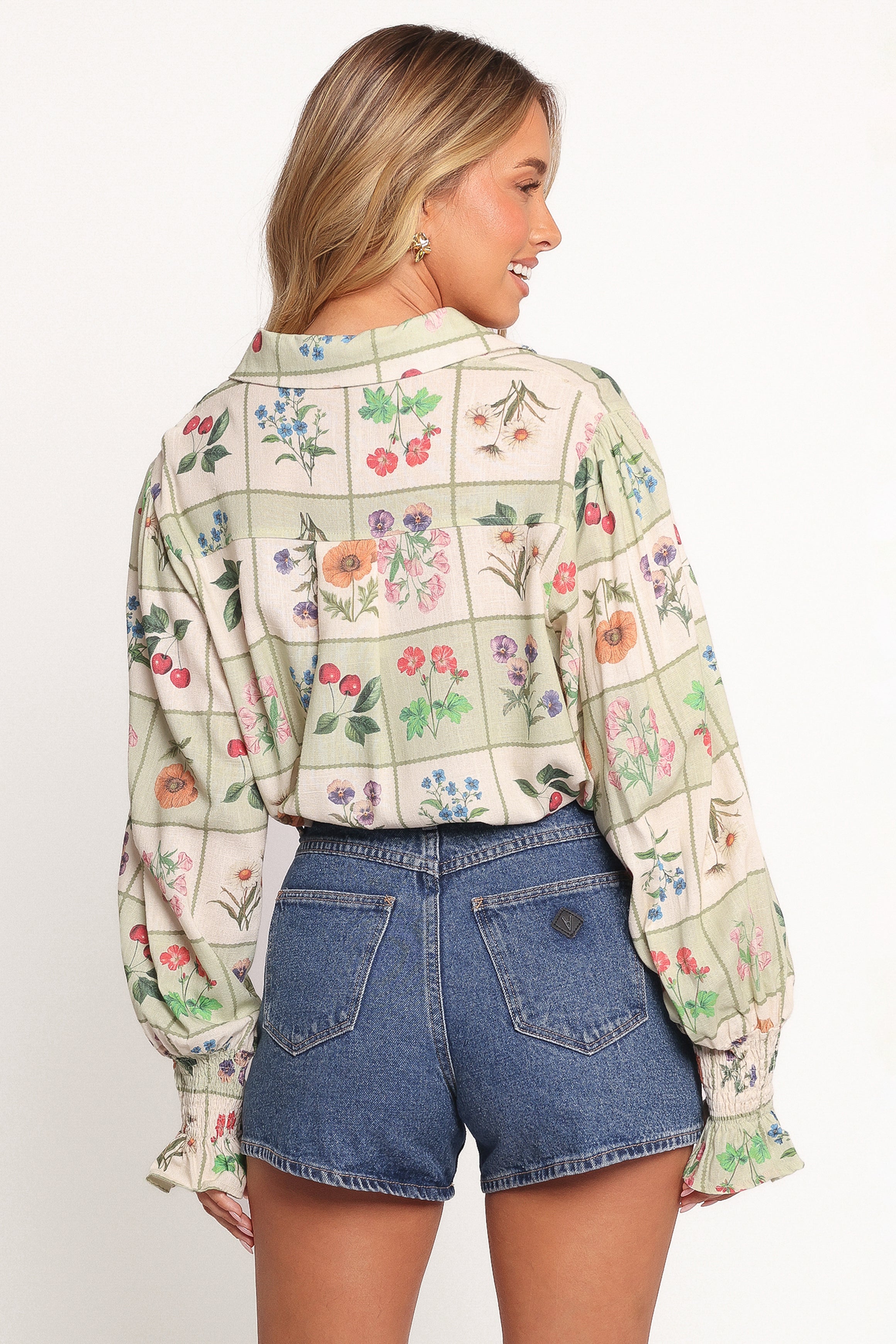 TOPS Tomi Long Sleeve Shirt - Flower Market