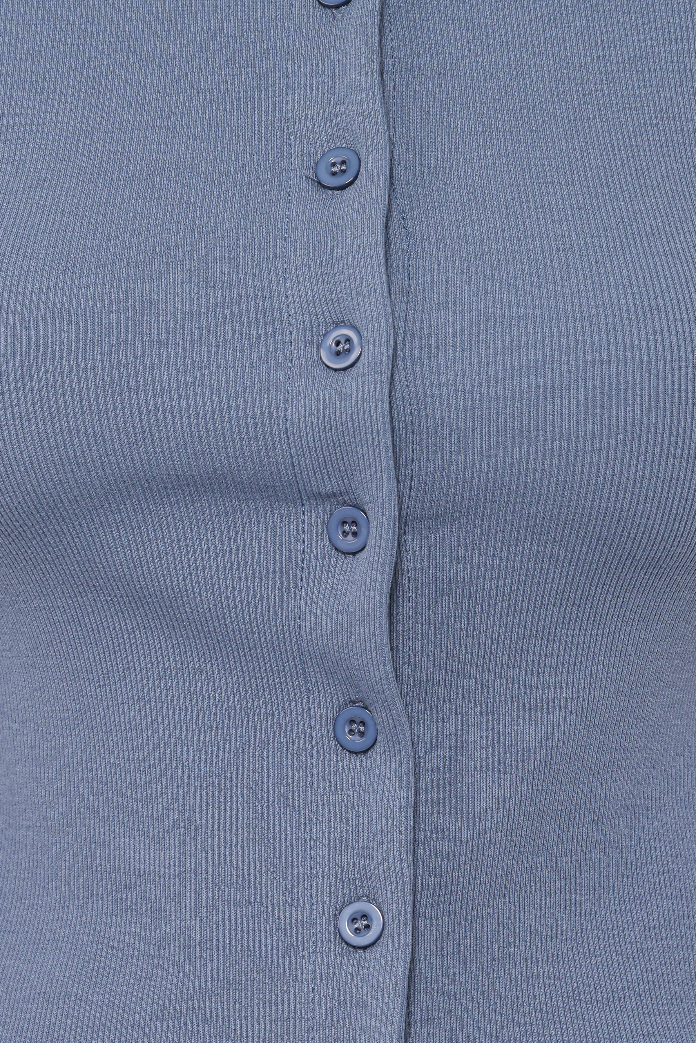 TOPS Tylarah Short Sleeve Cardigan Top - Denim Blue