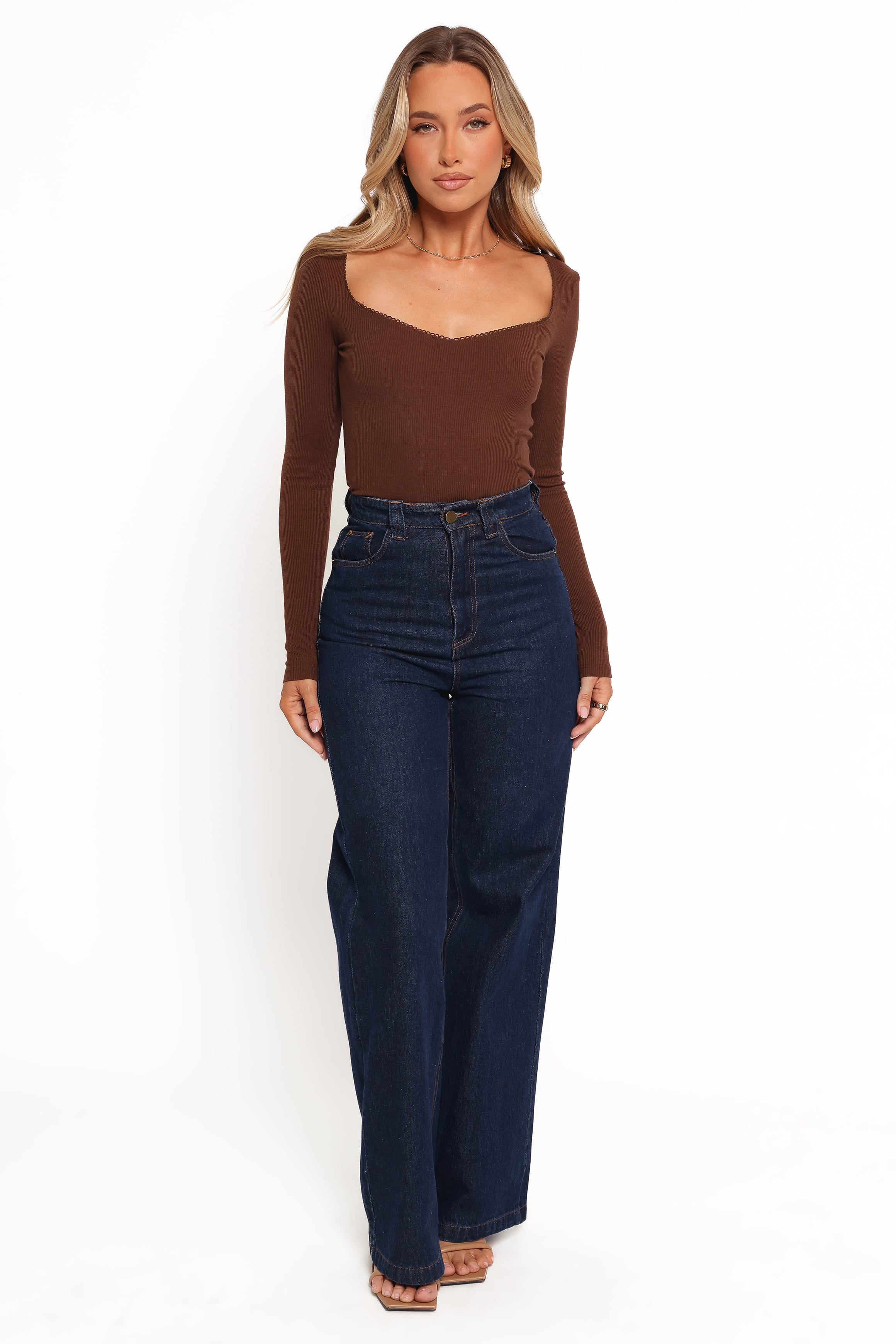 TOPS Verona Knit Top - Brown
