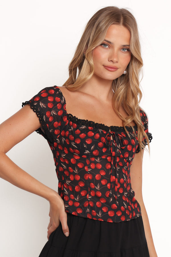 TOPS Wello Top - Cherry
