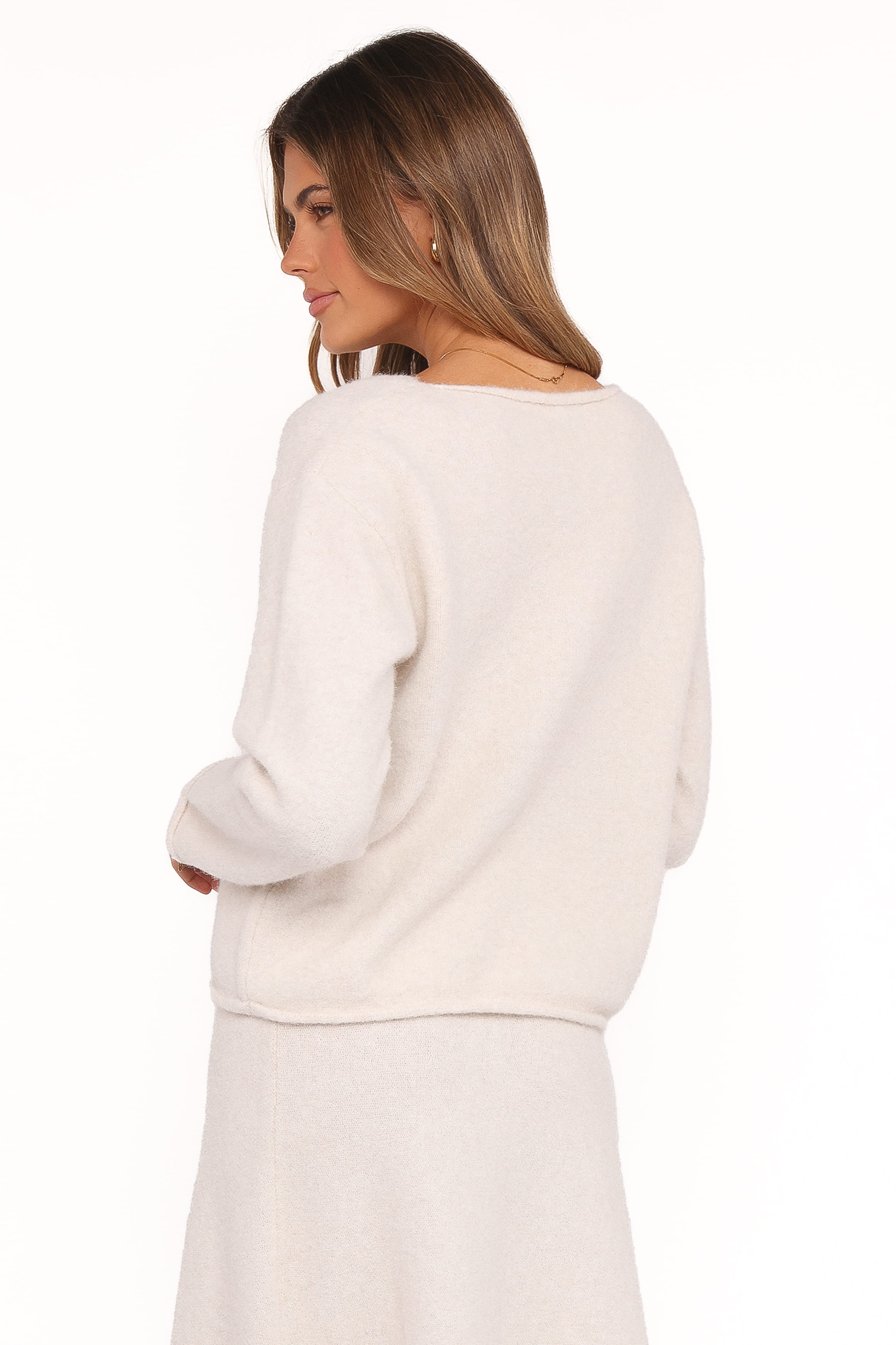 TOPS Willis Knitted Top - Cream