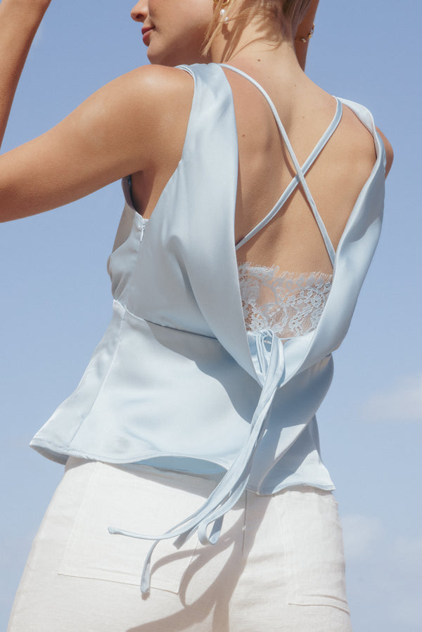 TOPS Wynn Top - Blue