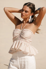 TOPS Yulia Top - Wave Stripe