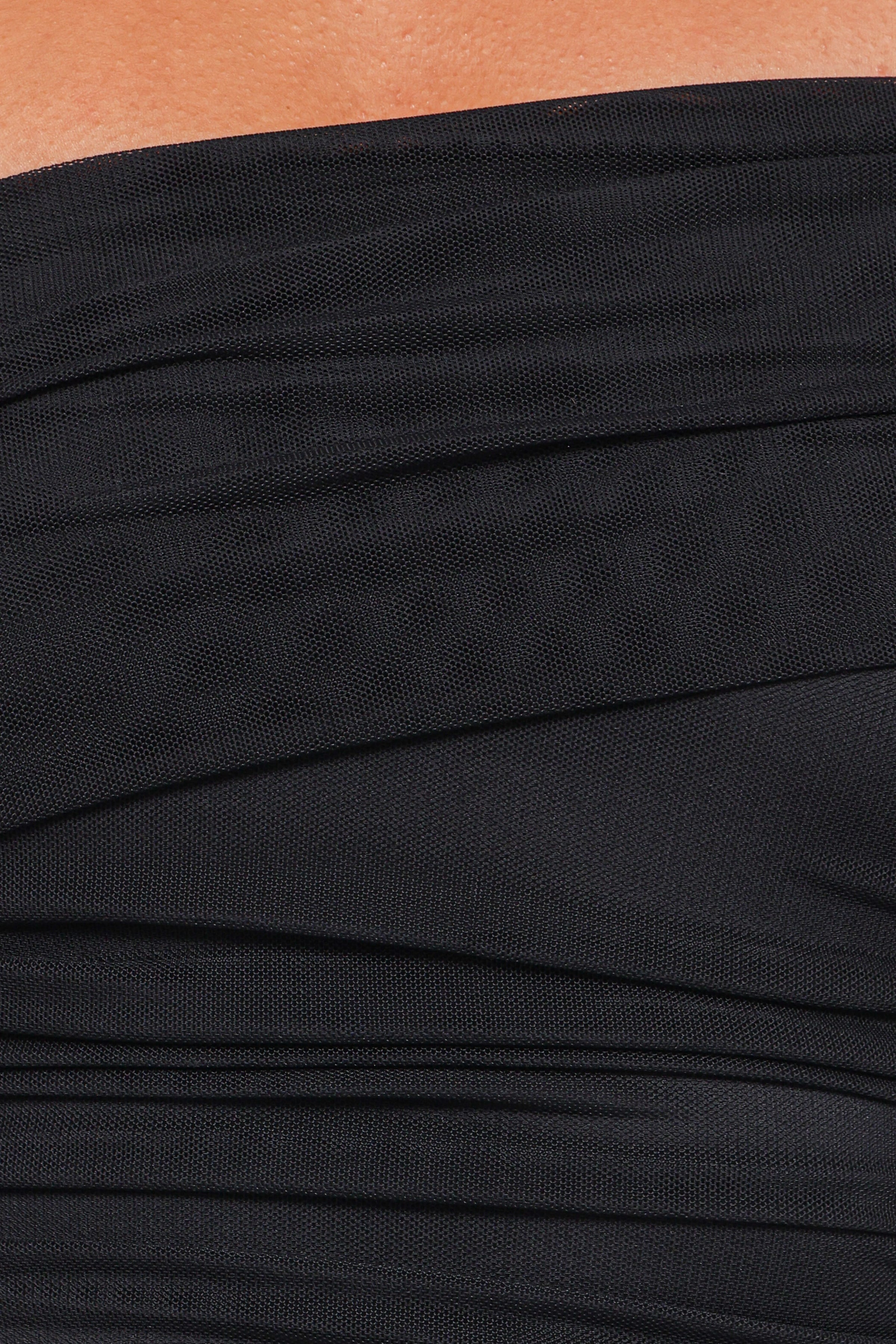 TOPS Zachary One Shoulder Top - Black
