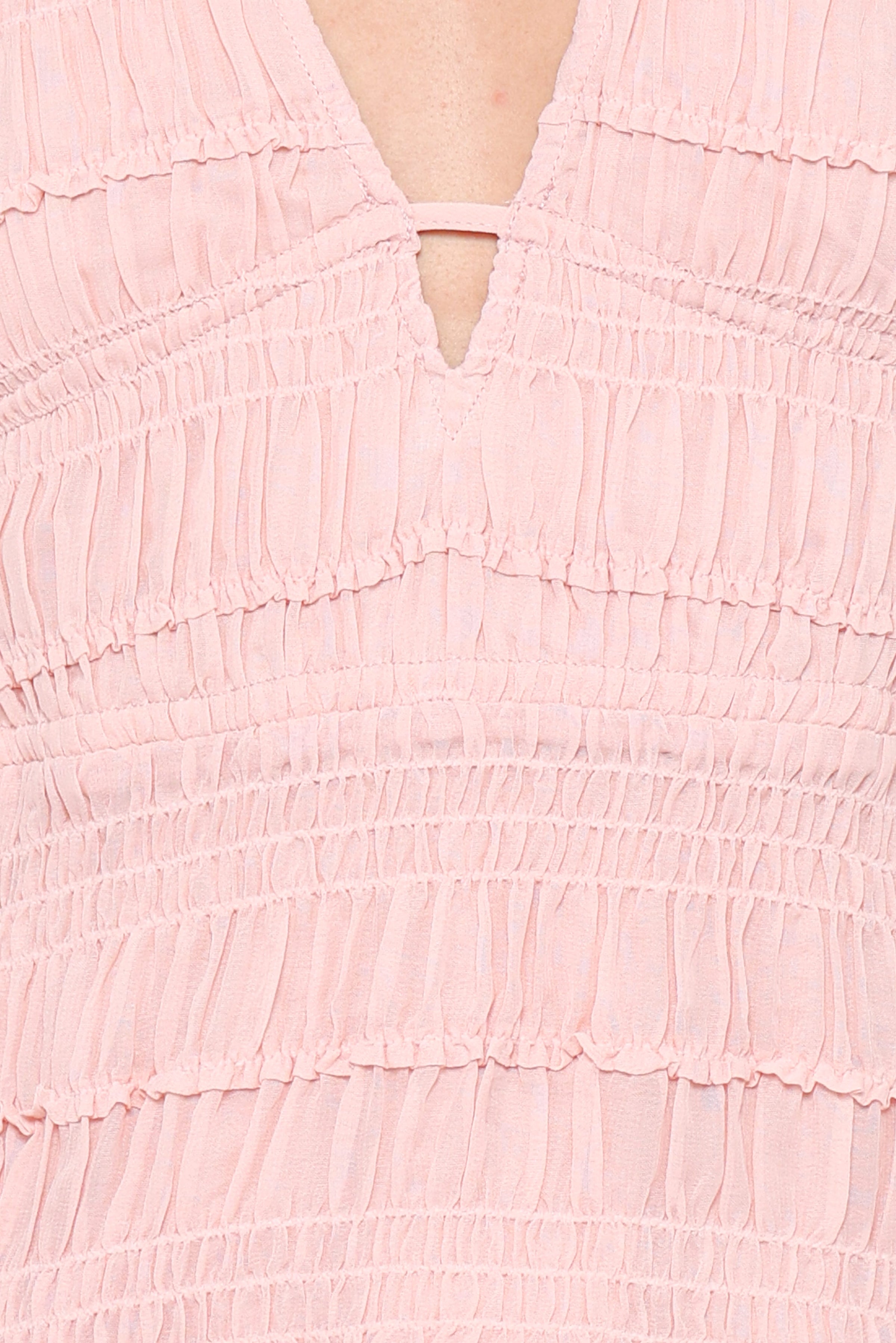 TOPS Zafira Textured Halter Top - Pink