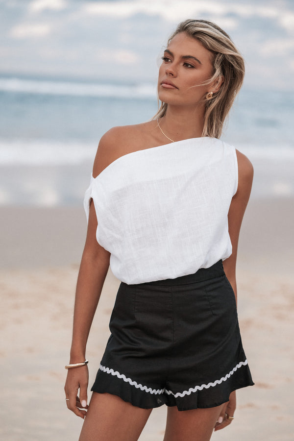 TOPS Zara Top - White