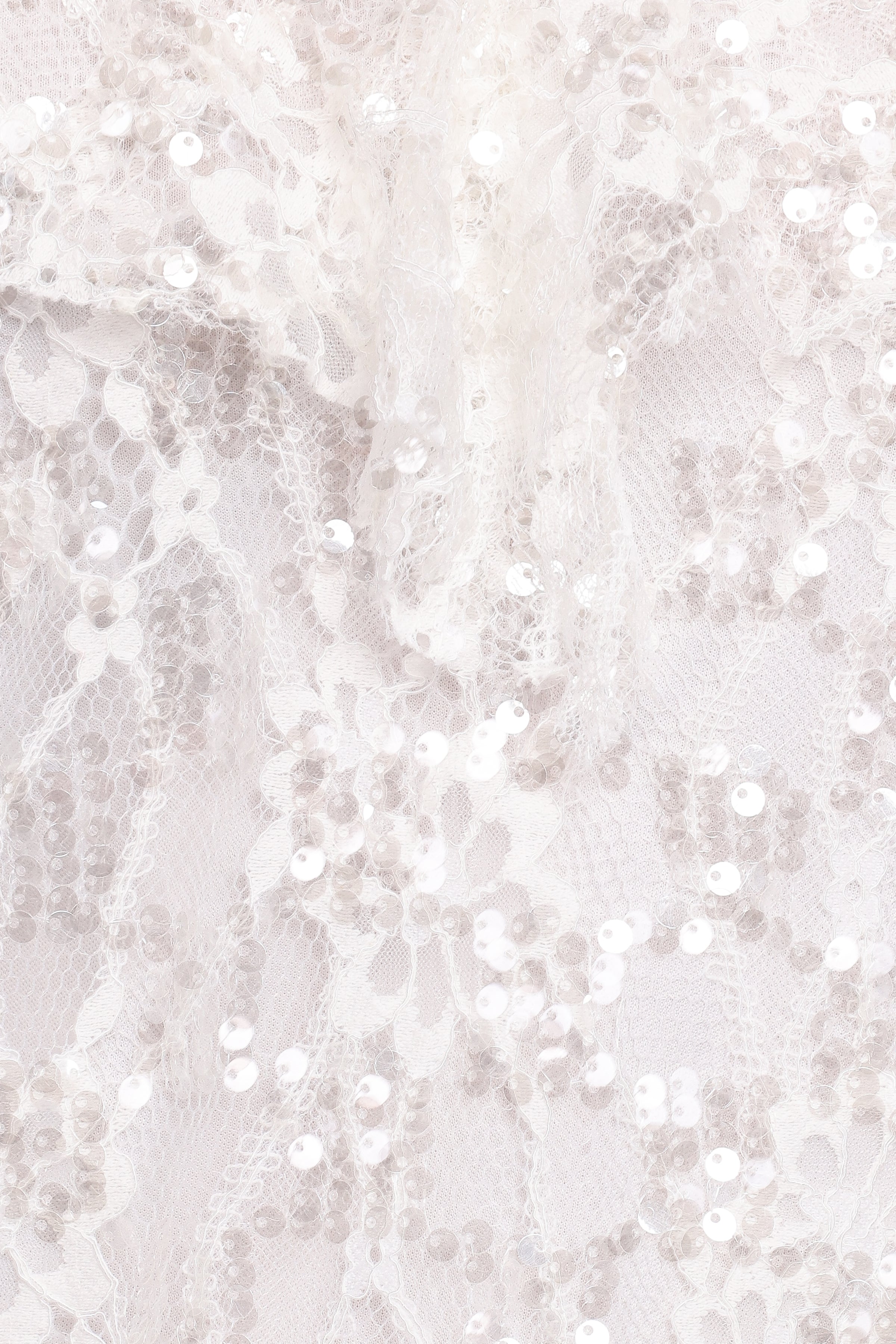 TOPS Zinnia Sequins Sleeveless Top - Ivory