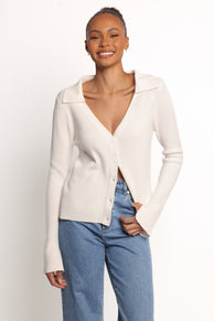 TOPS Zocco Long Sleeve Knit Top - Cream