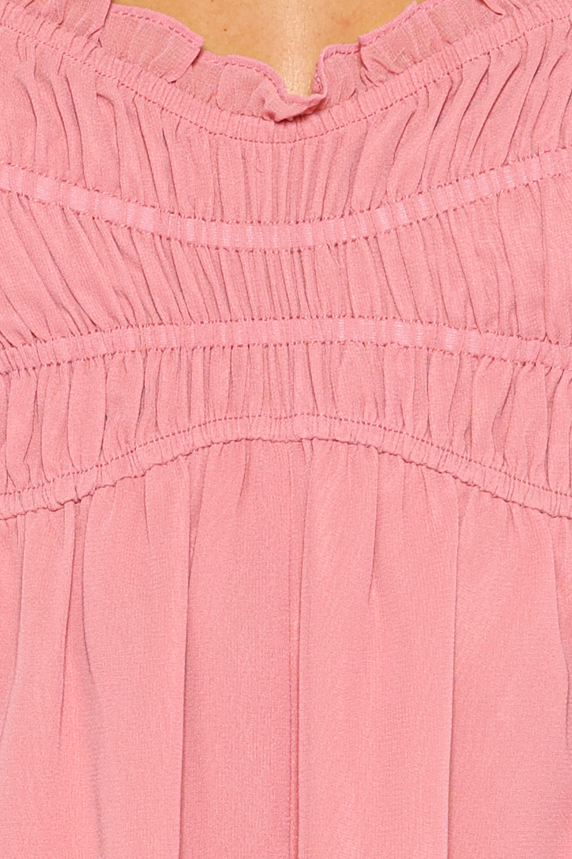 PLAYSUITS Andie Tie Jumpsuit - Rose Pink