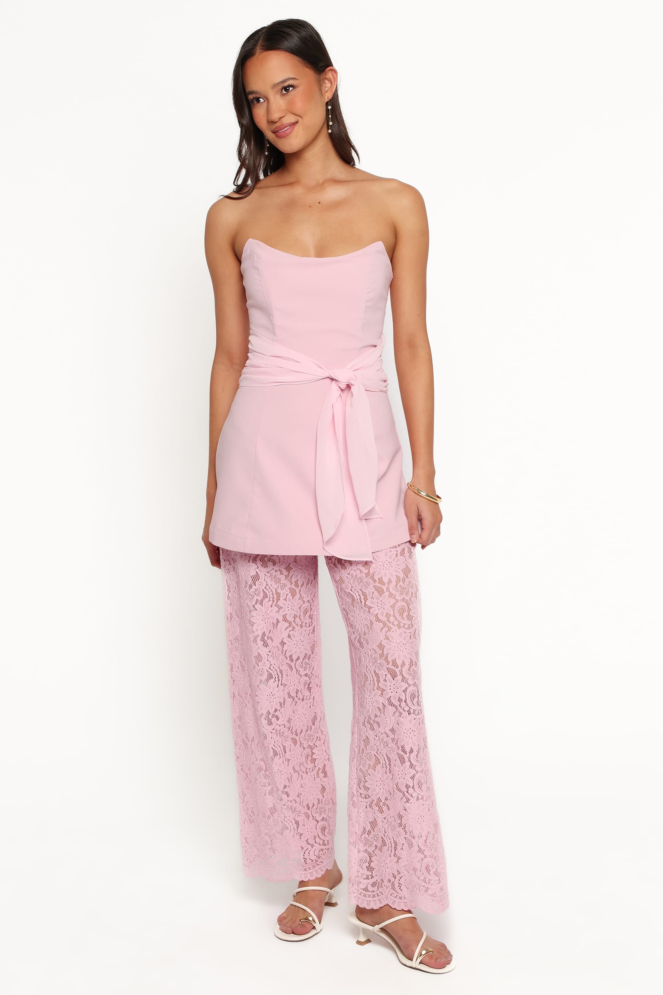 PLAYSUITS Athena Jumpsuit - Baby Pink