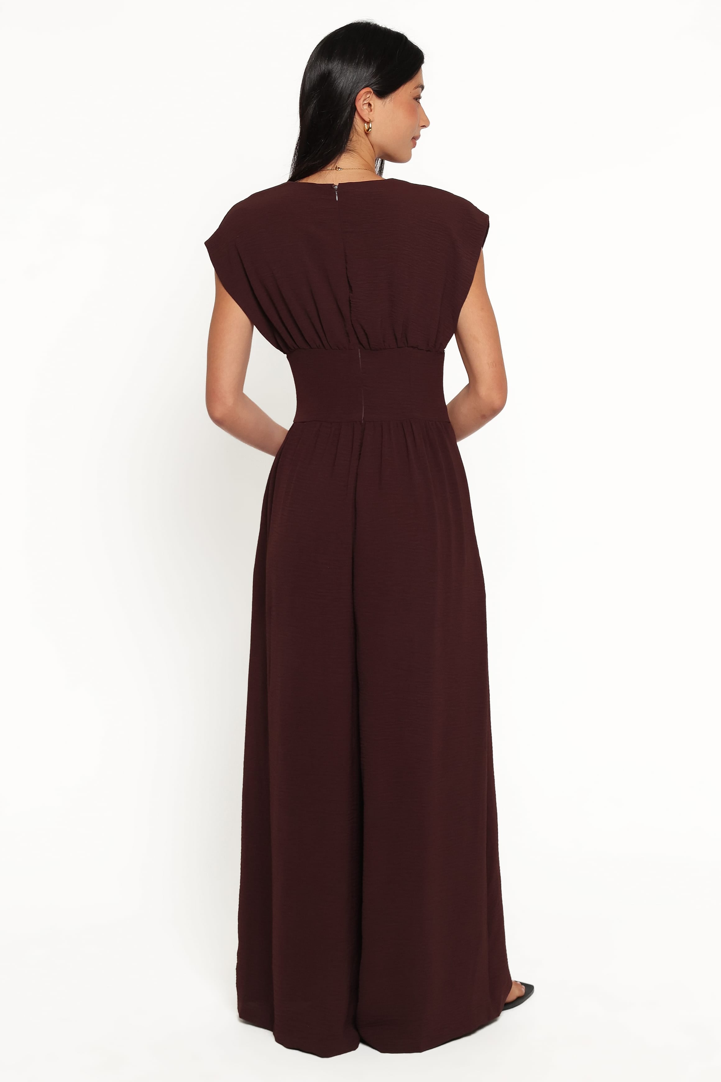 PLAYSUITS Elsie Jumpsuit - Chocolate Brown
