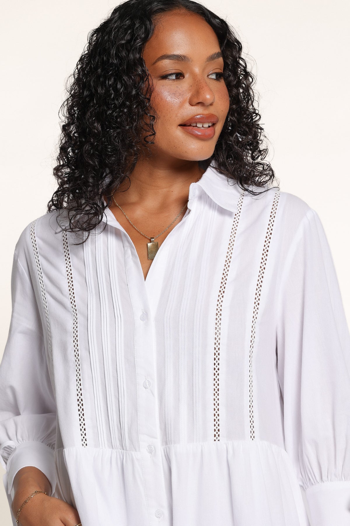 PLAYSUITS Tarlie Collared Playsuit - White