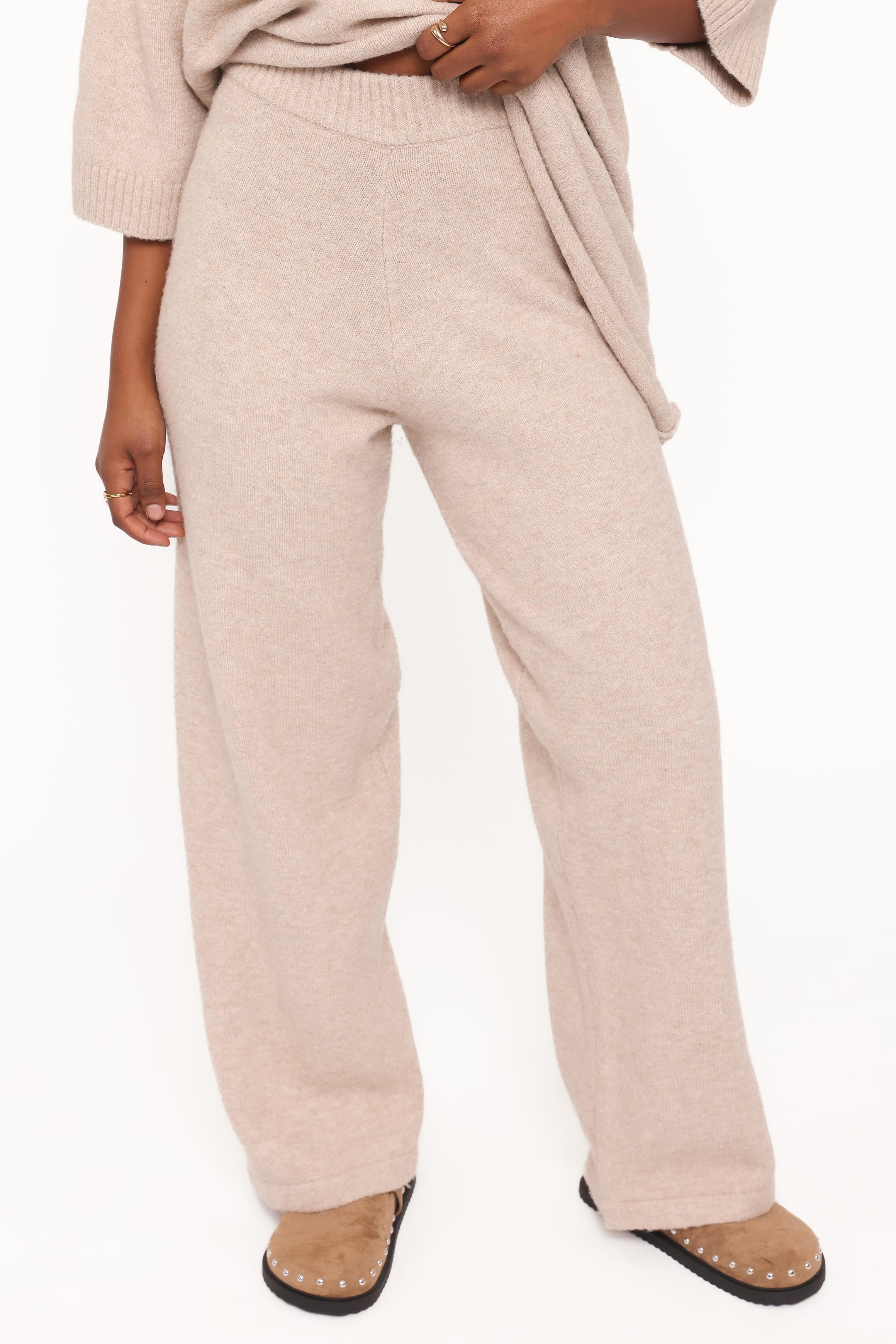 SETS Becky Poncho Pant Set - Beige