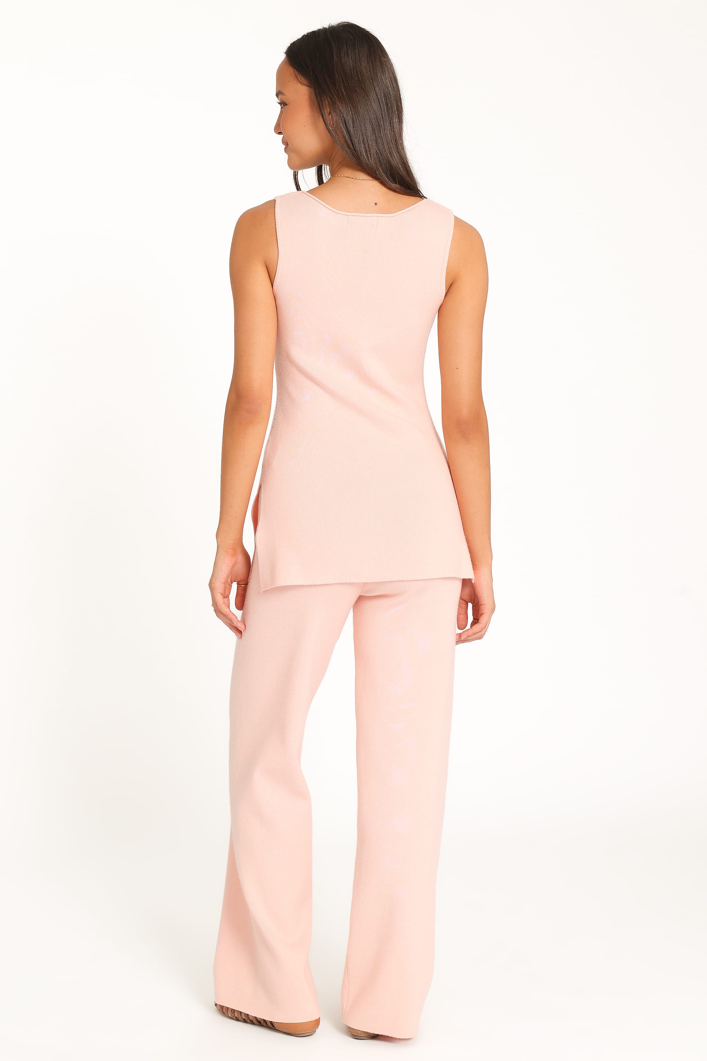 SETS Beth Knitted Pant Set - Fairy Floss Pink