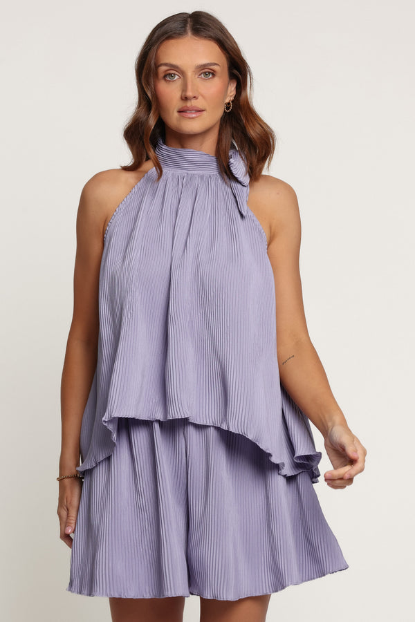 SETS Darni Halter Short Set - Lilac