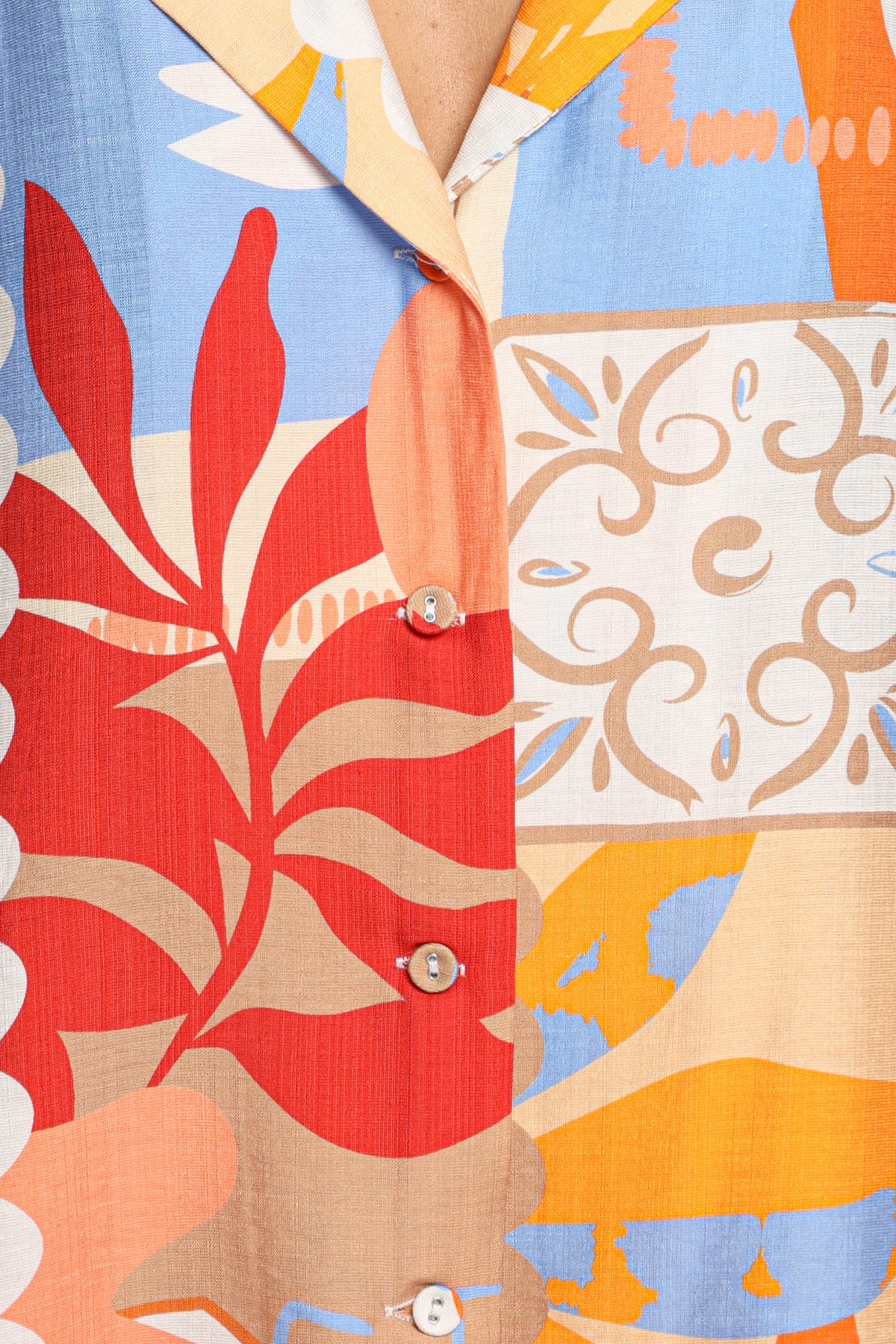 SETS Dezi Short Set - Blue Red Geo Tropic