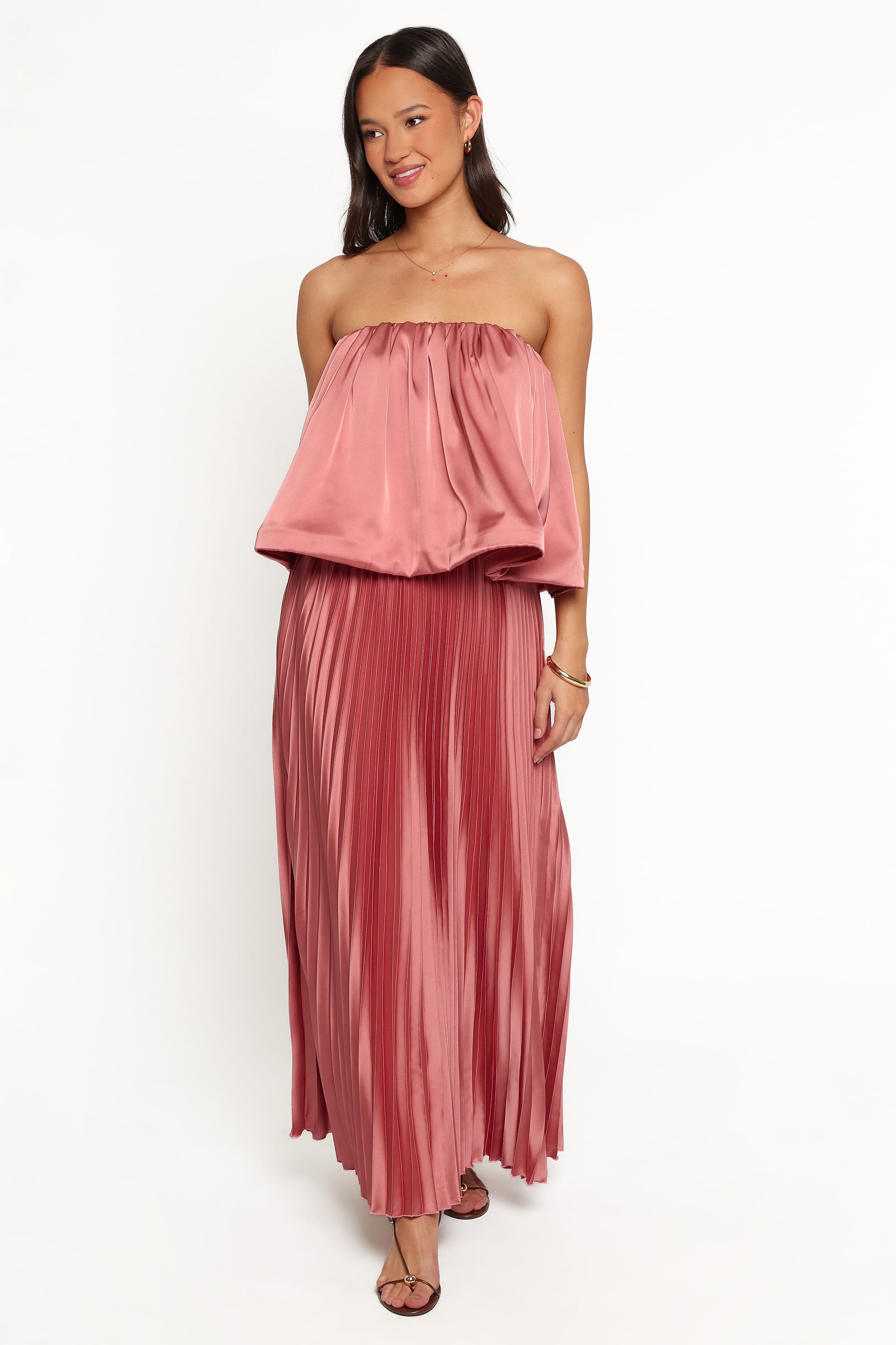 SETS Dorado Pleated Skirt Set - Dusty Rose