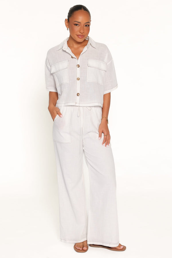 SETS Jill Pant Set - White