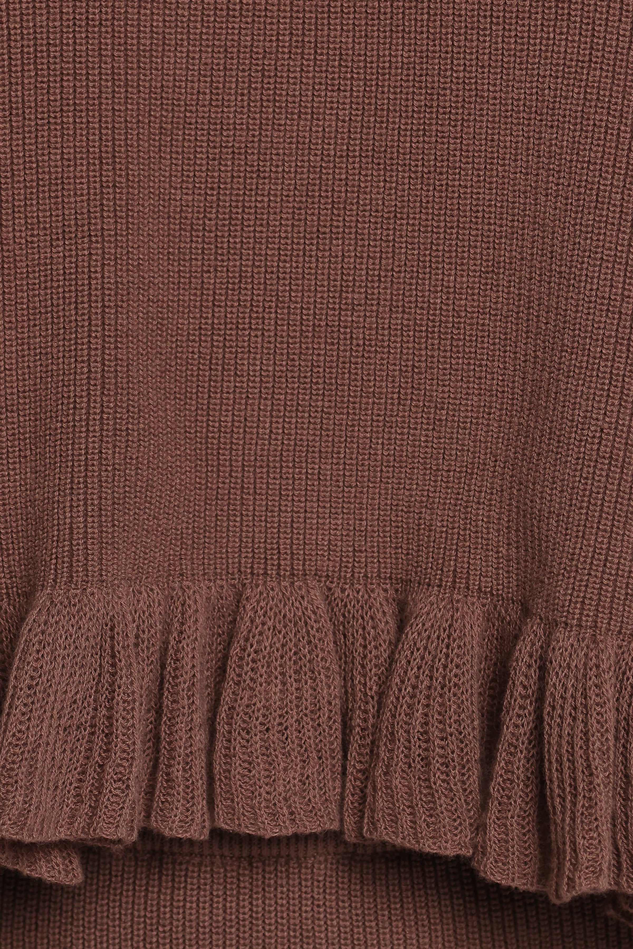SETS Mandie Mini Skirt Set - Chocolate Brown