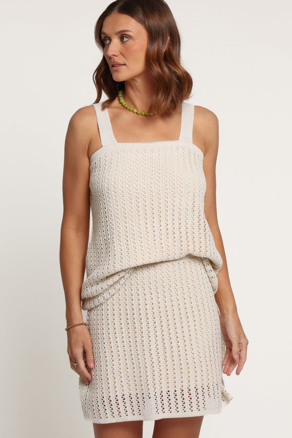 SETS Nyla Skirt Set - Cream