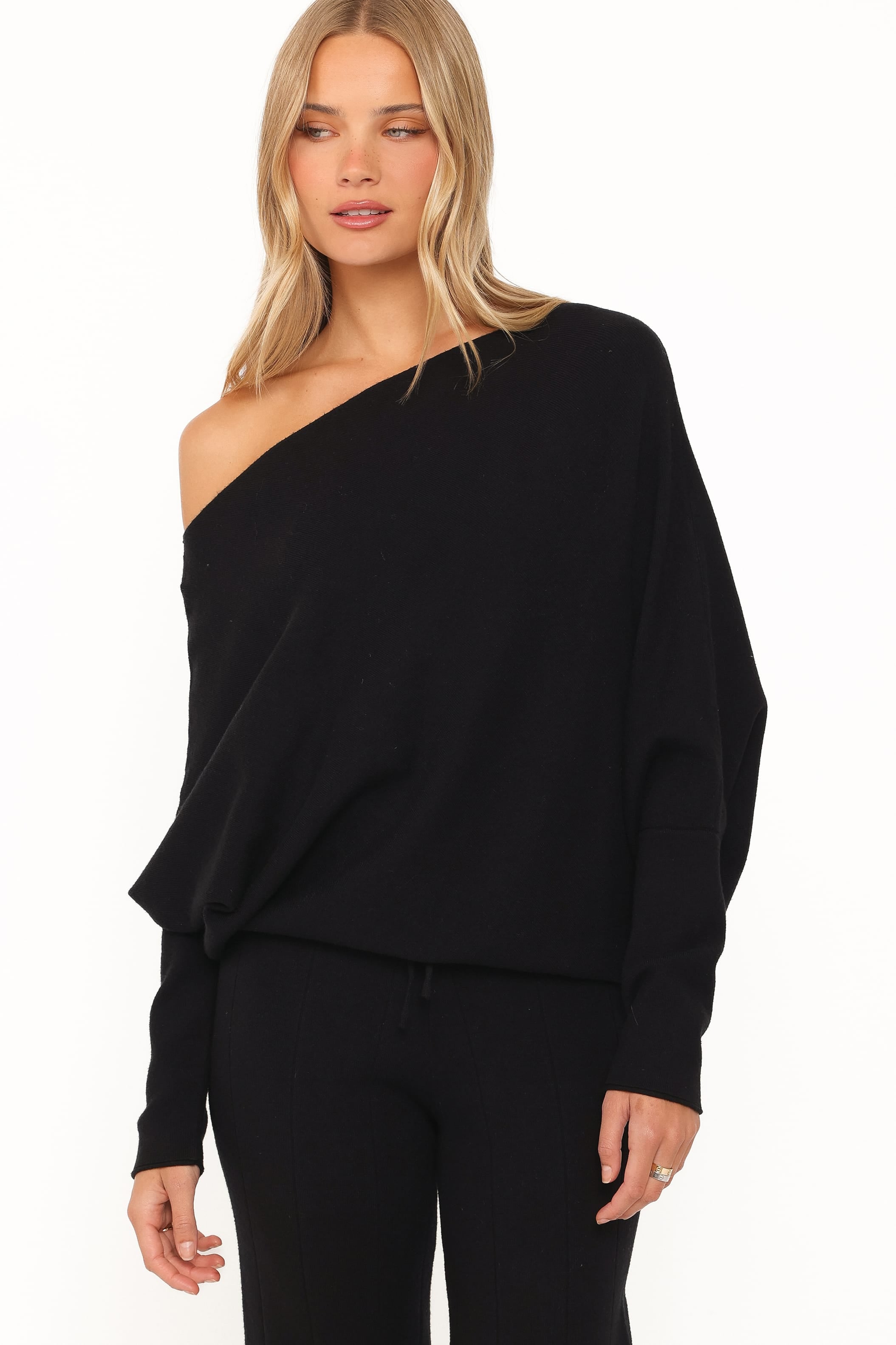 SETS Sheena Dolman Sleeve Pant Set - Black