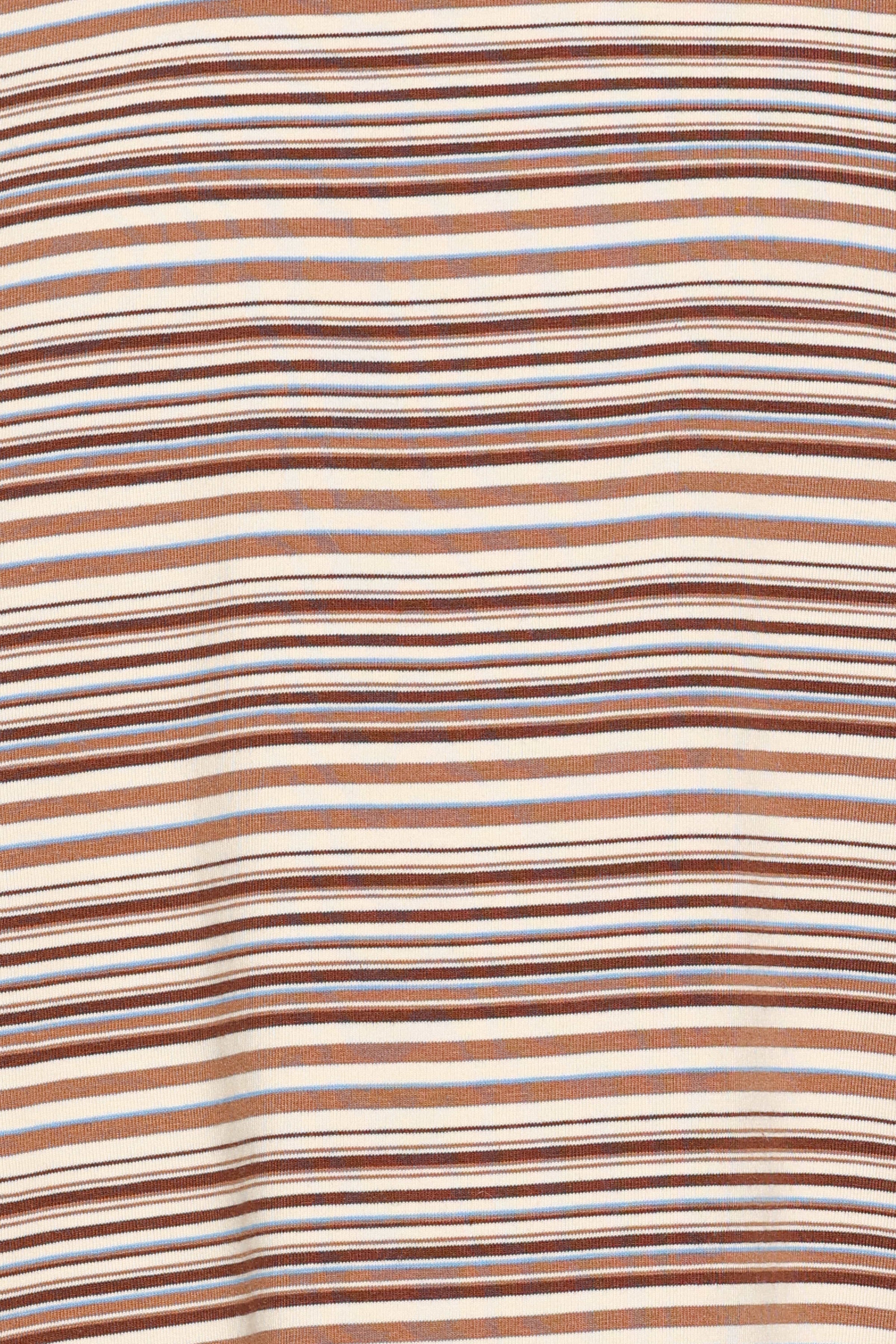 SETS Silvia Knit Short Set - Chocolate Brown Stripe