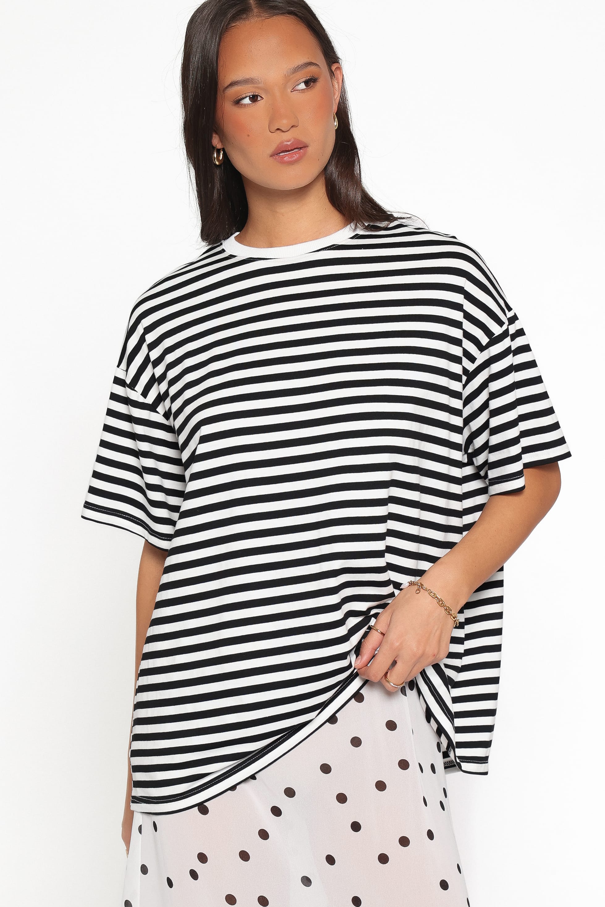 SETS Tammi Skirt Set - White Black
