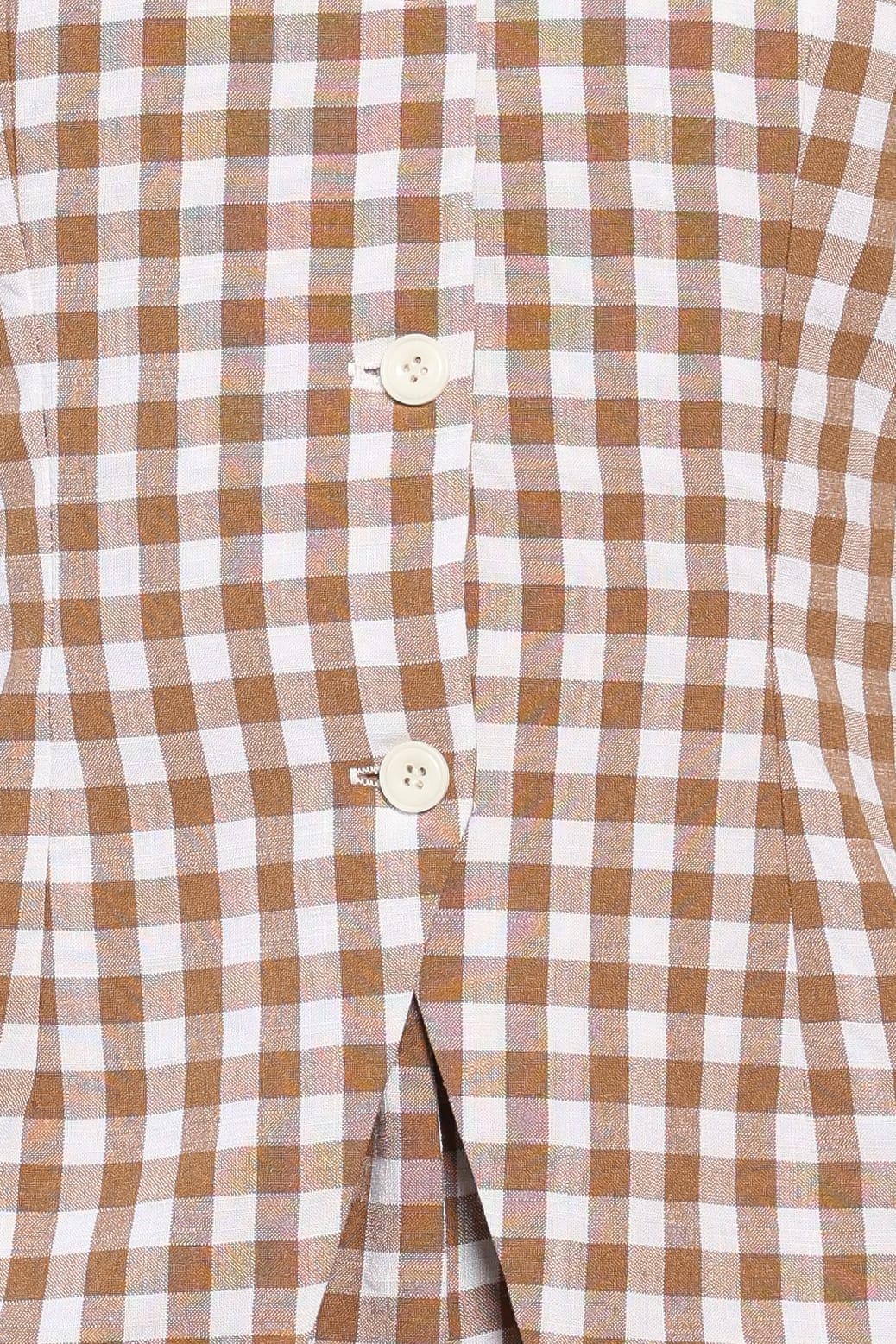 SETS Tansy Short Set - Brown Gingham