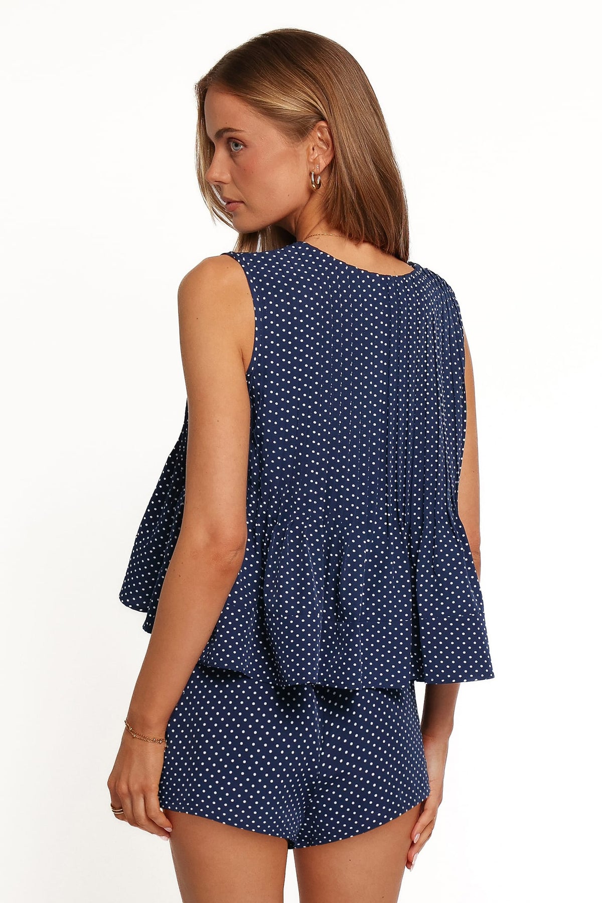 SETS Tracy Short Set - Navy Dot
