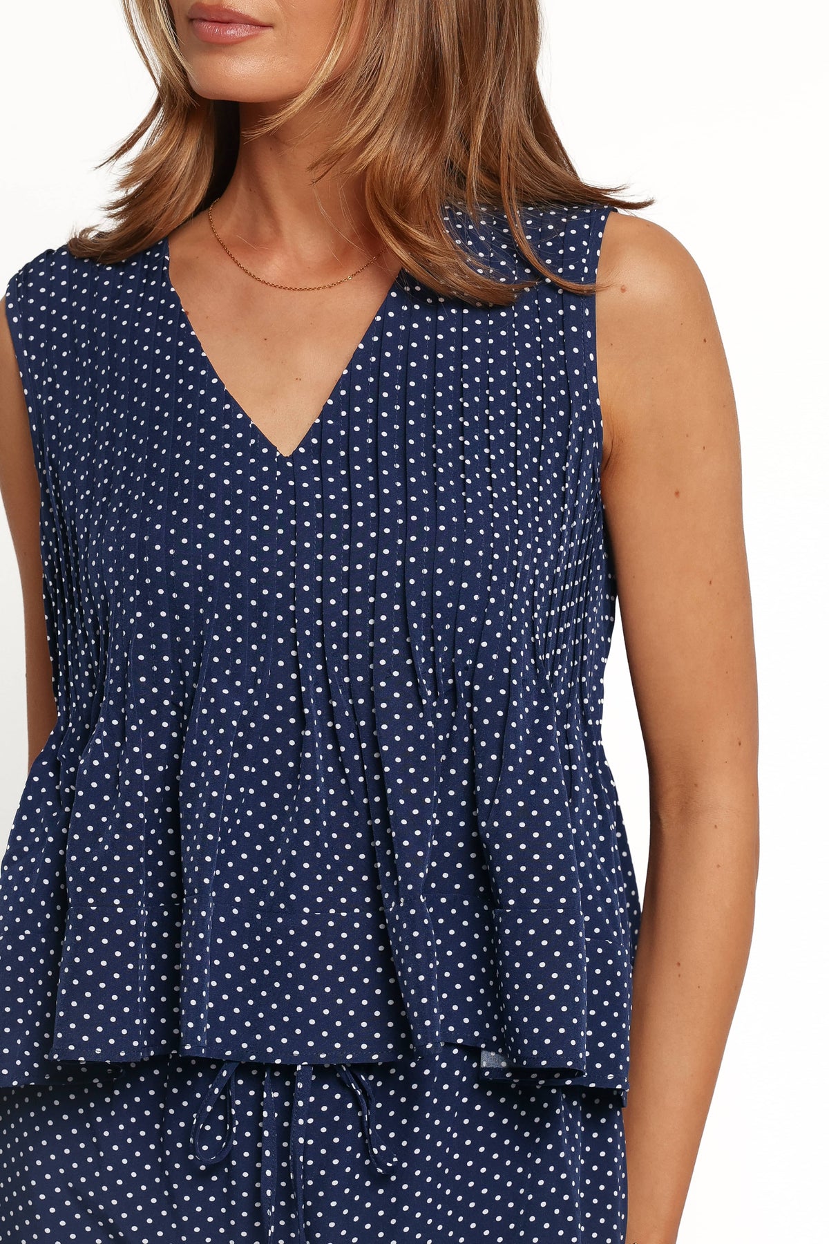 SETS Tracy Short Set - Navy Dot