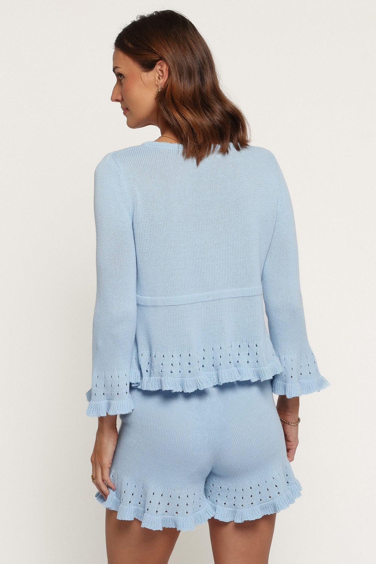 SETS Verity Knitted Short Set - Blue