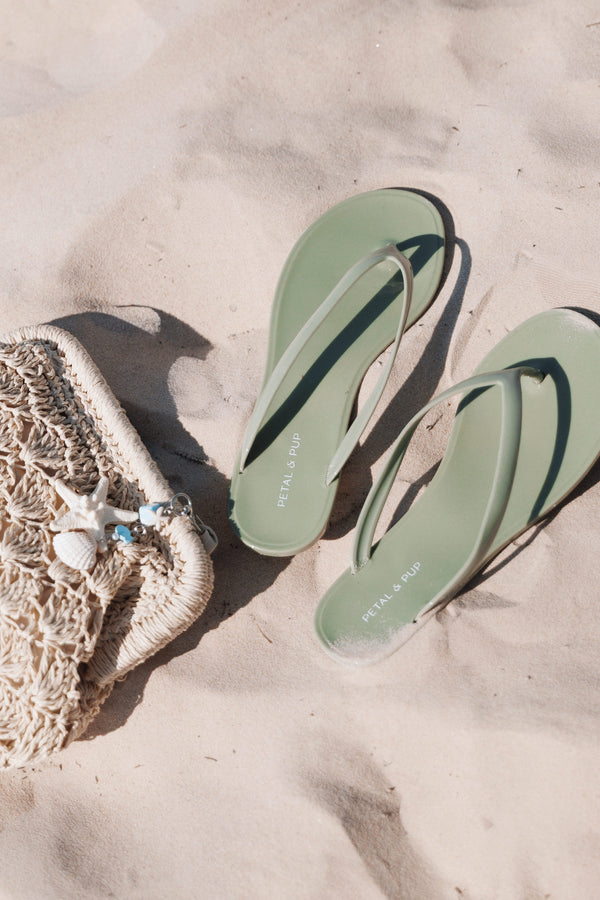 SHOES Brooklyn Jelly Sandal - Sage