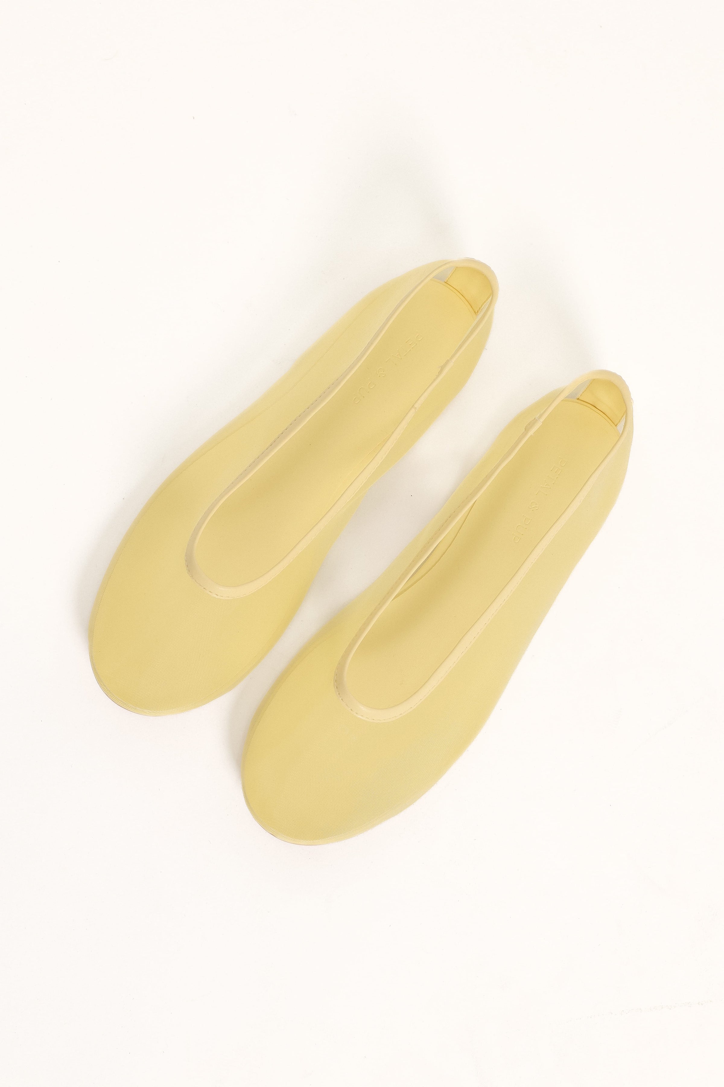 SHOES Evonne Mesh Flat - Butter Yellow