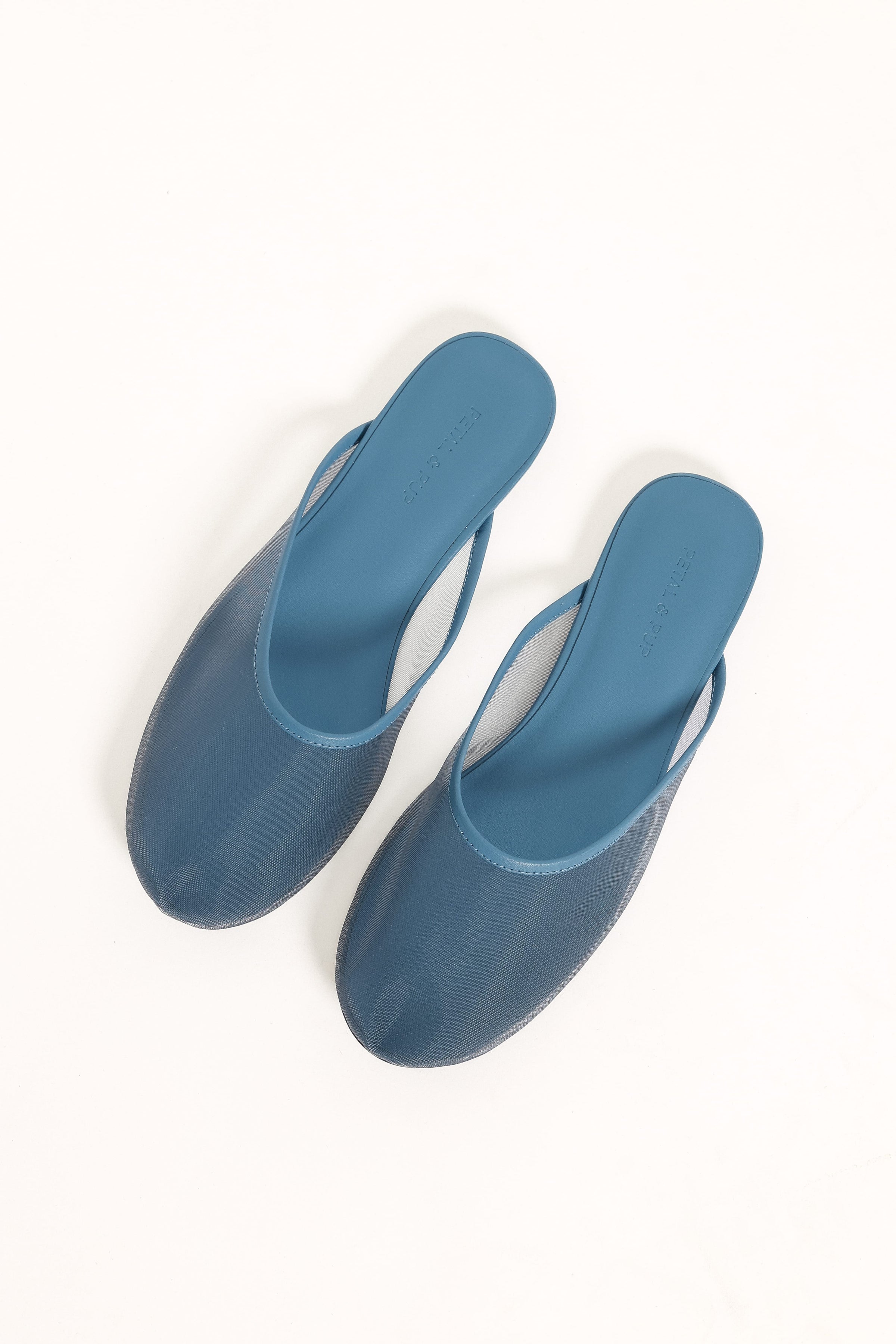 SHOES Gabrielle Mesh Flat - Slate Blue